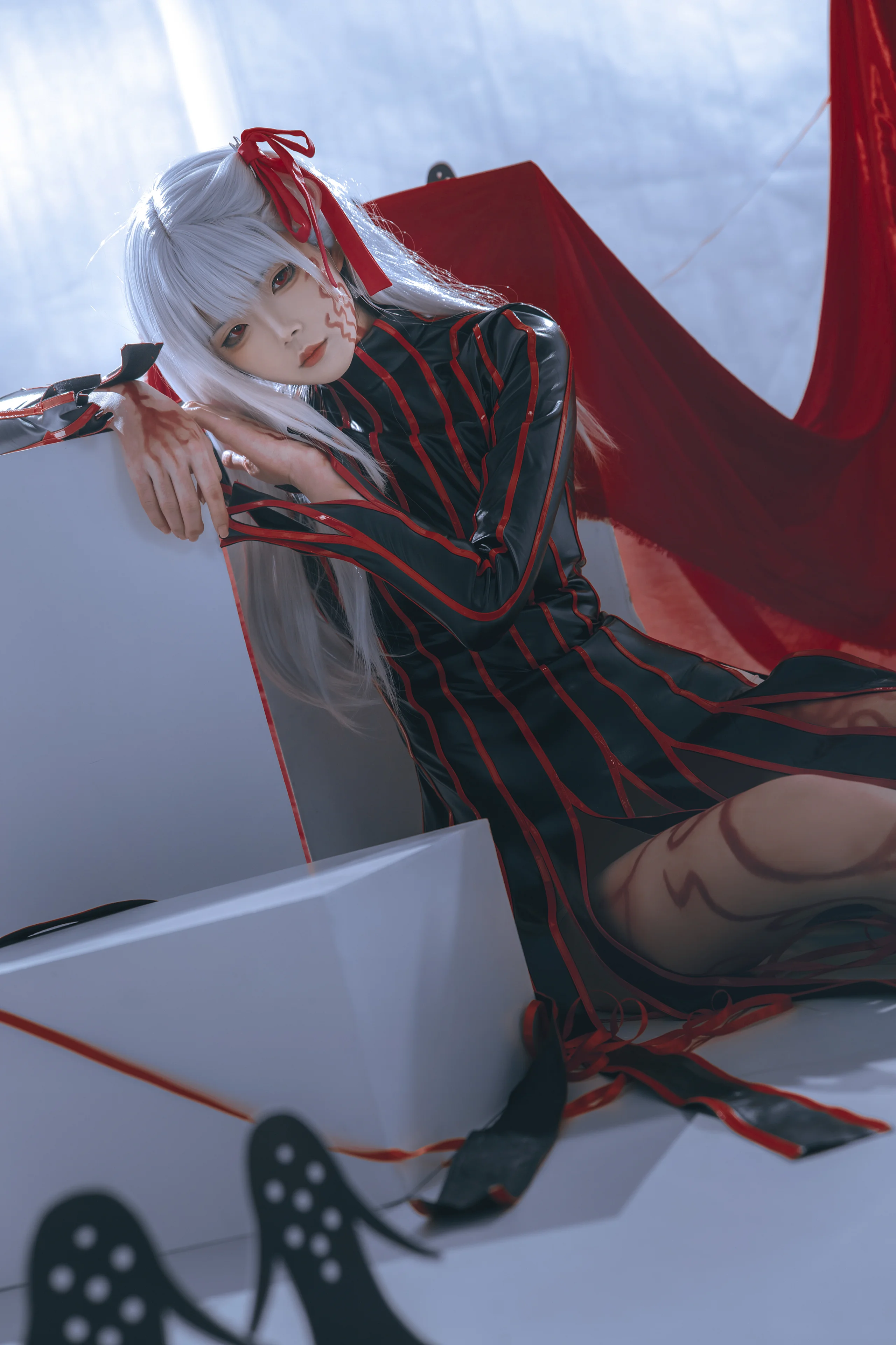 [Sakura Matou cosplay] Fate Series: The "Bad Girl" and Dark Red Marks I Passionately Portrayed Back Then - Image 1