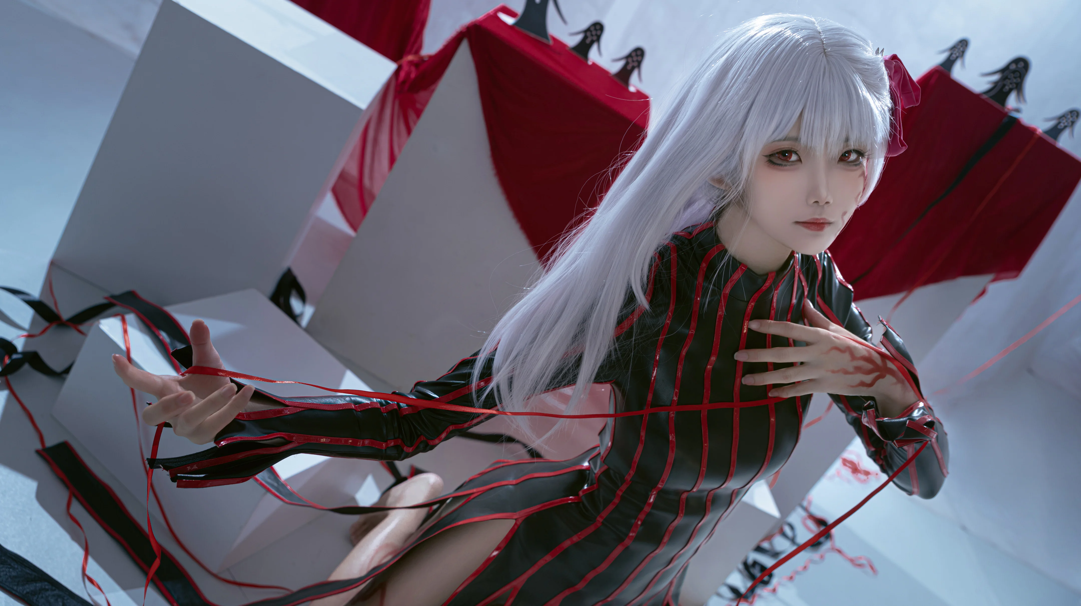 [Sakura Matou cosplay] Fate Series: The "Bad Girl" and Dark Red Marks I Passionately Portrayed Back Then - Image 5