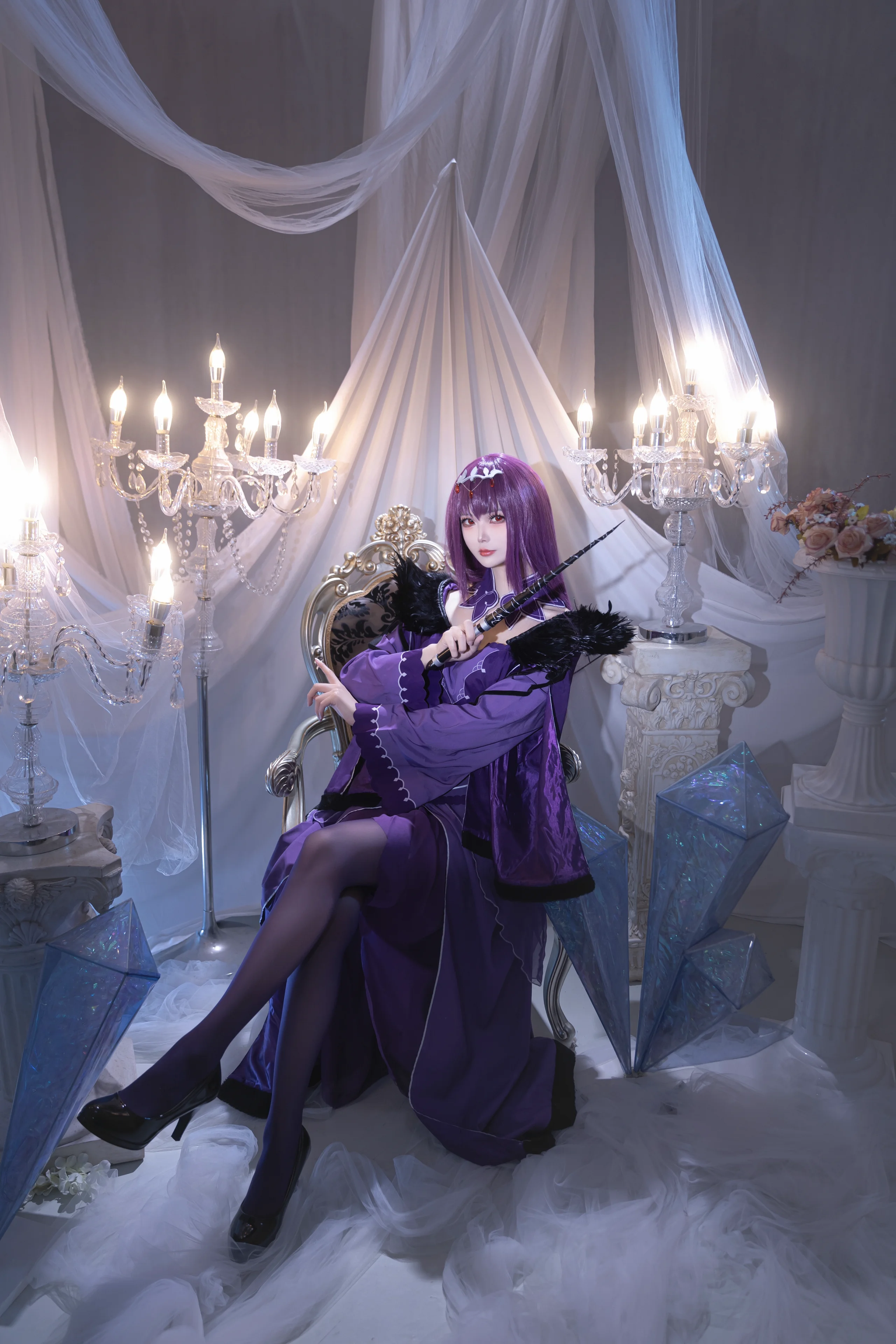 【スカジ コスプレ】Fate/Grand Order 影の国の支配者が魅せる光と影の瞬間 - 1 枚目