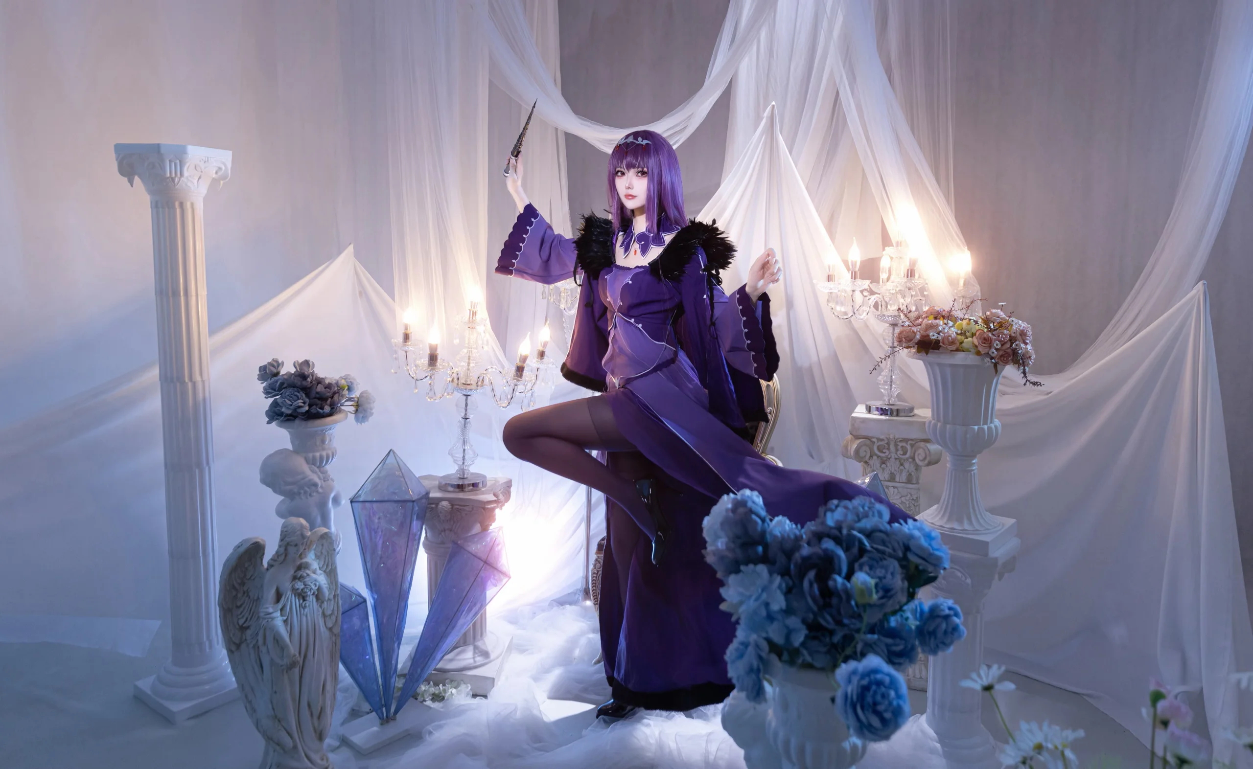 【スカジ コスプレ】Fate/Grand Order 影の国の支配者が魅せる光と影の瞬間 - 2 枚目