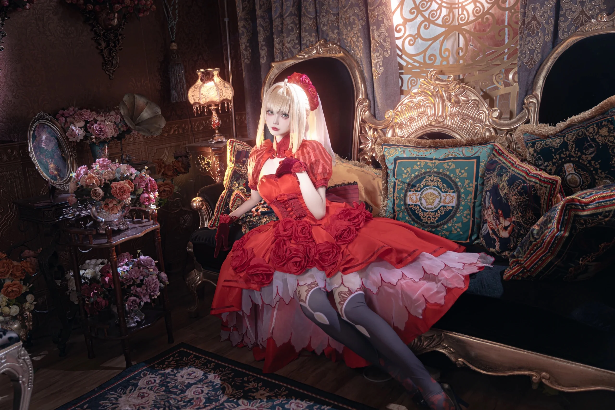 【尼祿cos】紅玫瑰禮服，Fate系列的華麗定格 - 第 2 張