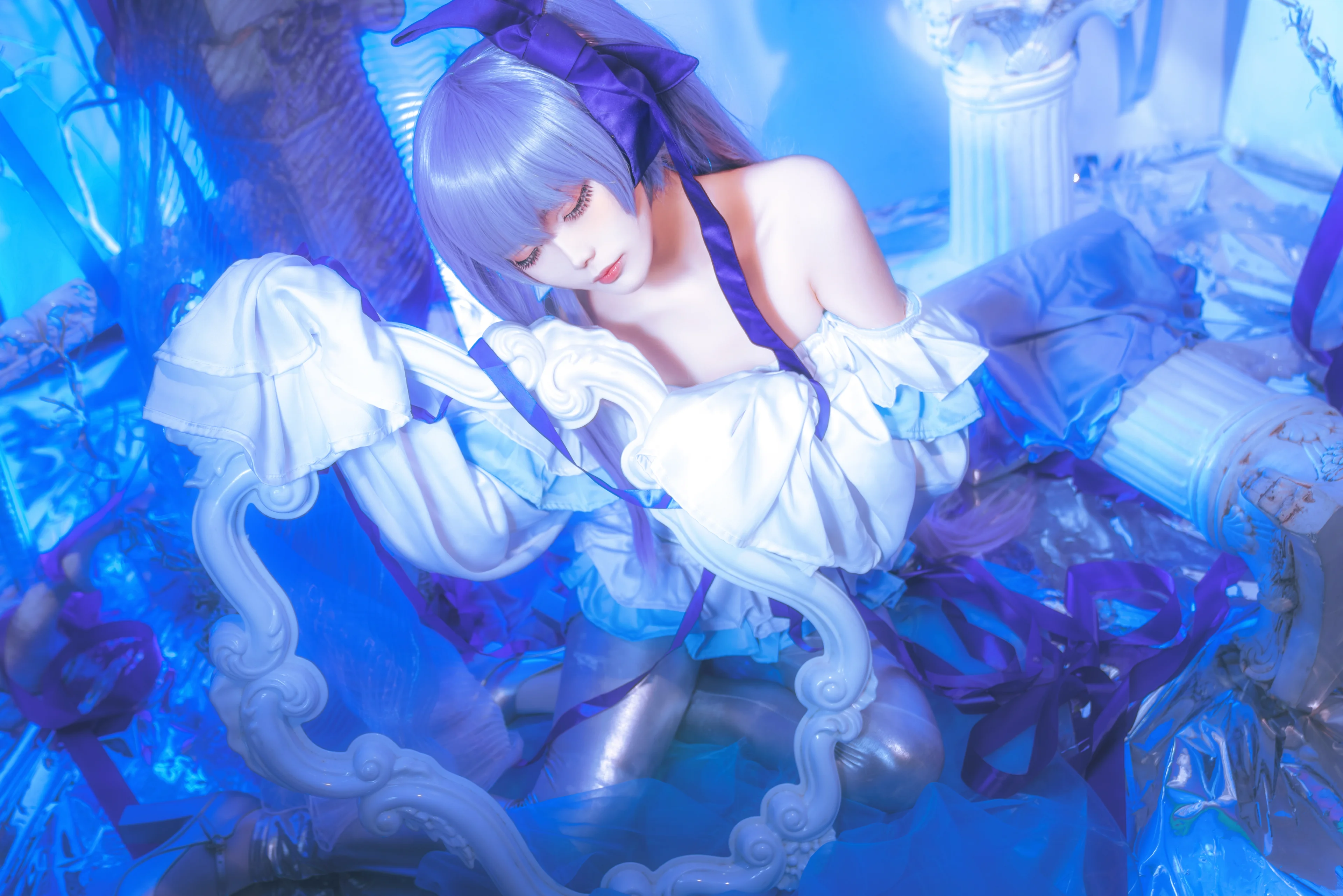 【水莉莉丝cos】Fate/Grand Order 夏日限定的冰蓝回响 - 第 3 张