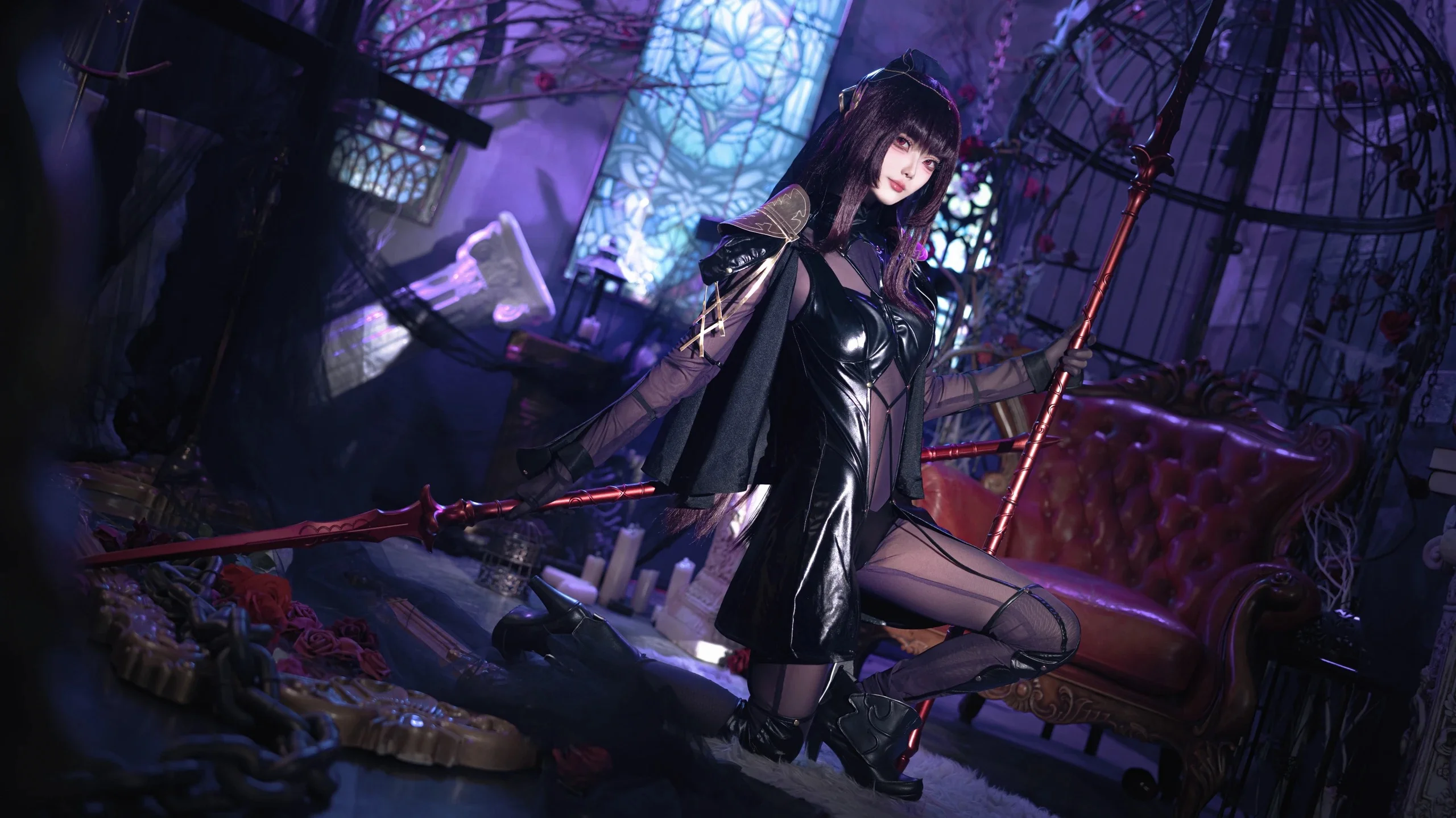 【斯卡哈cos】Fate/Grand Order 影之国的统治者在冬日里瑟瑟发抖 - 第 2 张