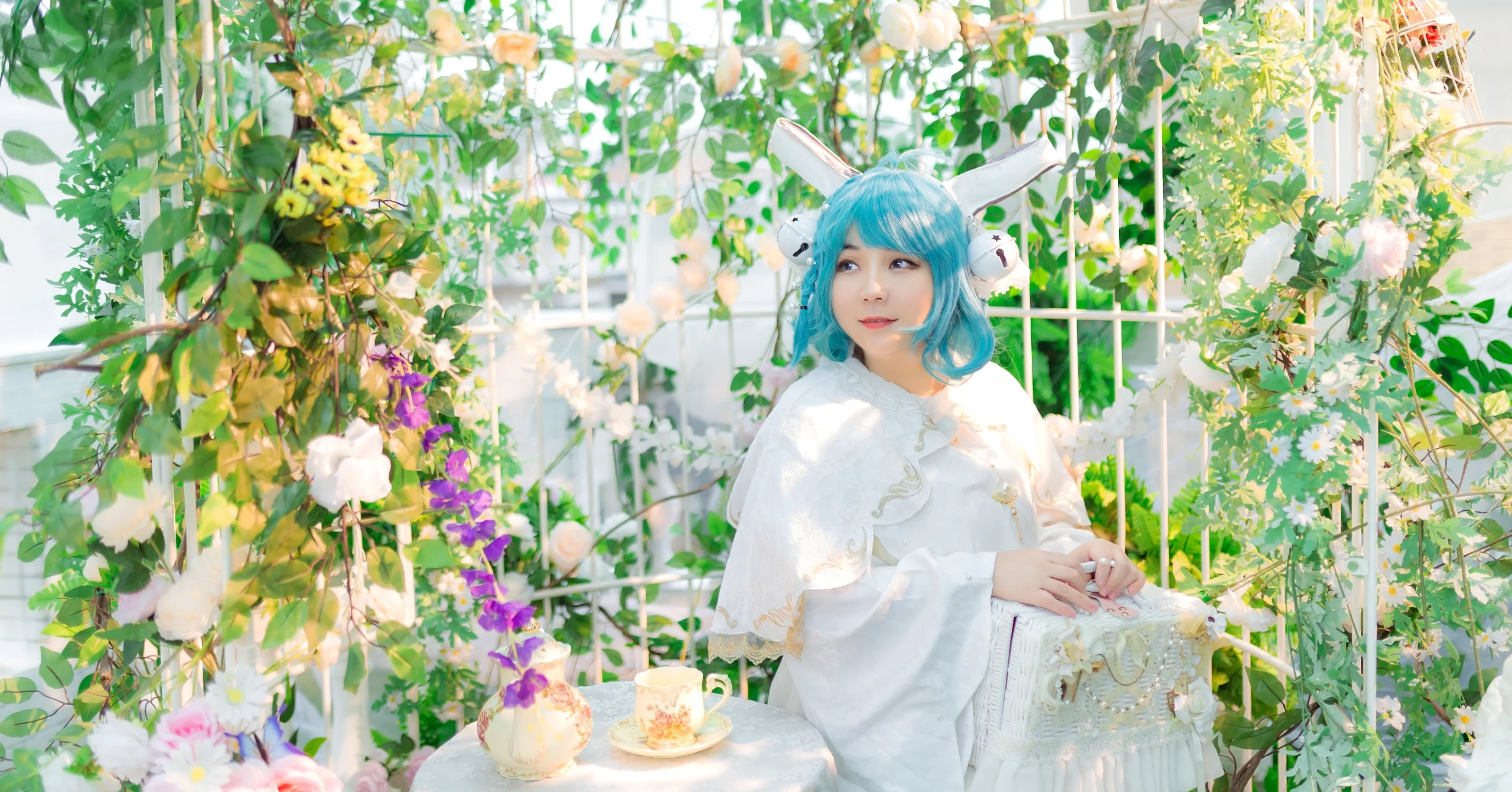 【蔡文姬cos】治愈系花园里的精灵少女 - 第 3 张