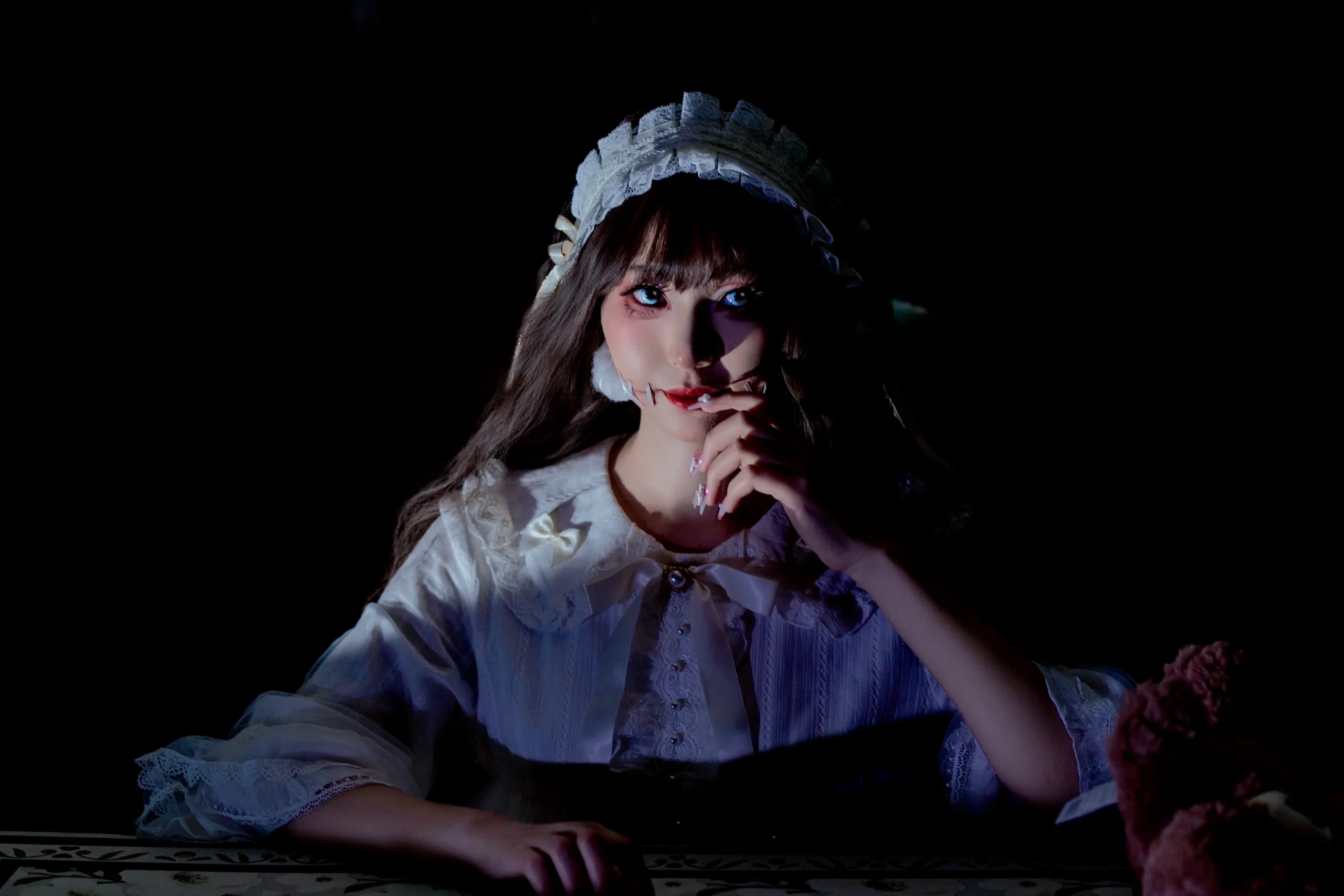 暗黑风洋装Lolita，与破旧泰迪熊的童话夜 - 第 1 张
