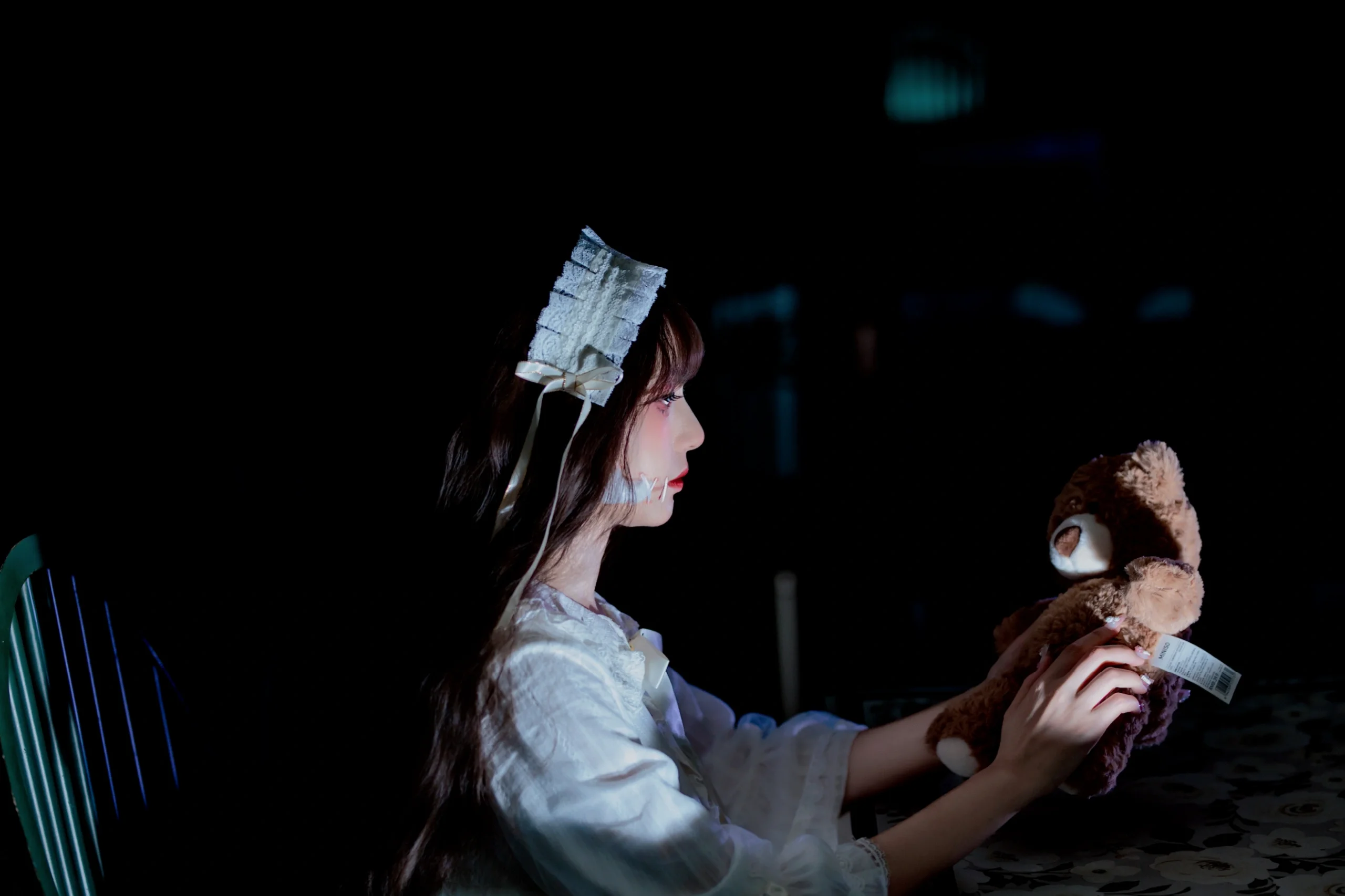 暗黑风洋装Lolita，与破旧泰迪熊的童话夜 - 第 3 张
