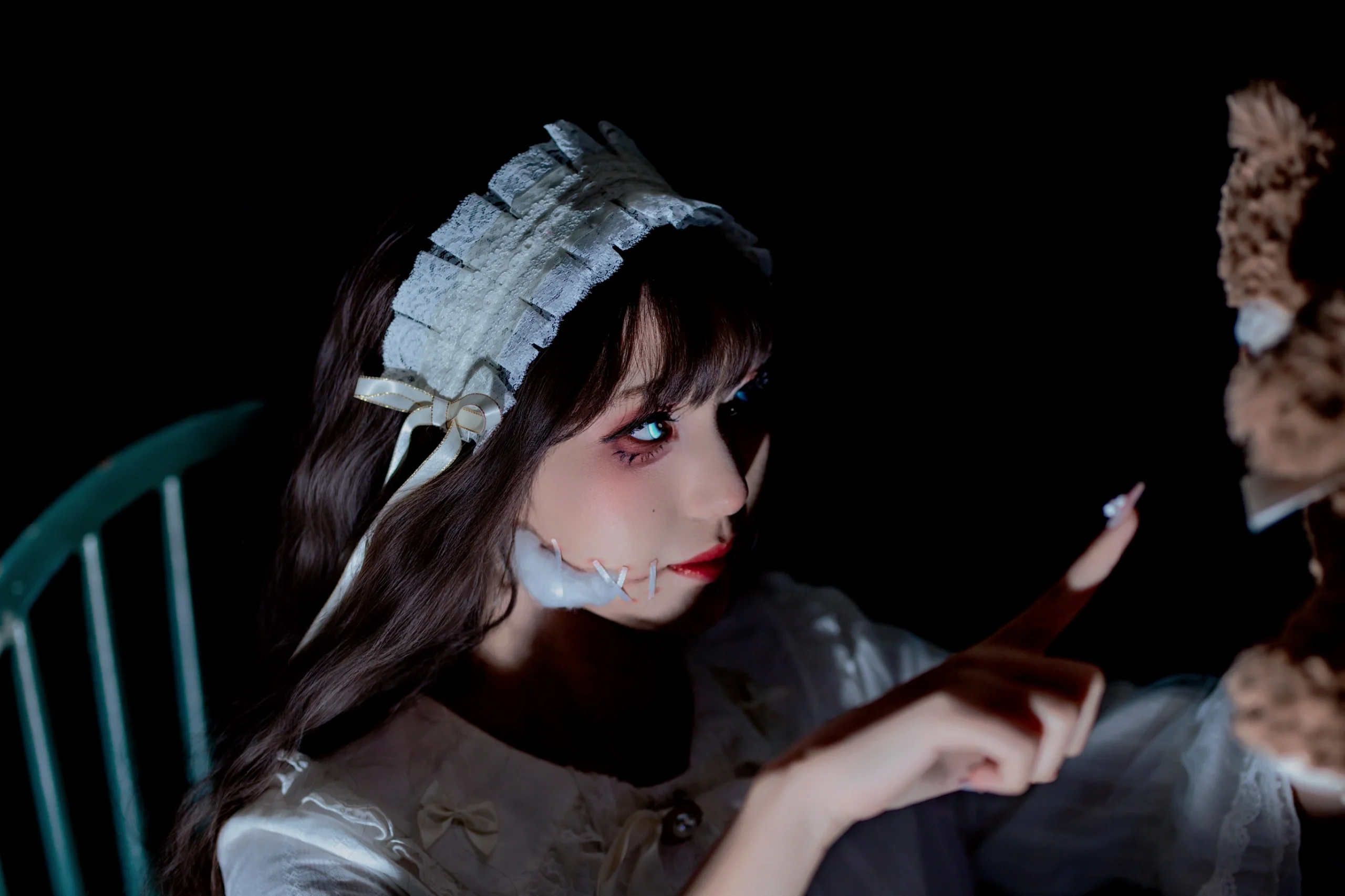 暗黑风洋装Lolita，与破旧泰迪熊的童话夜 - 第 4 张
