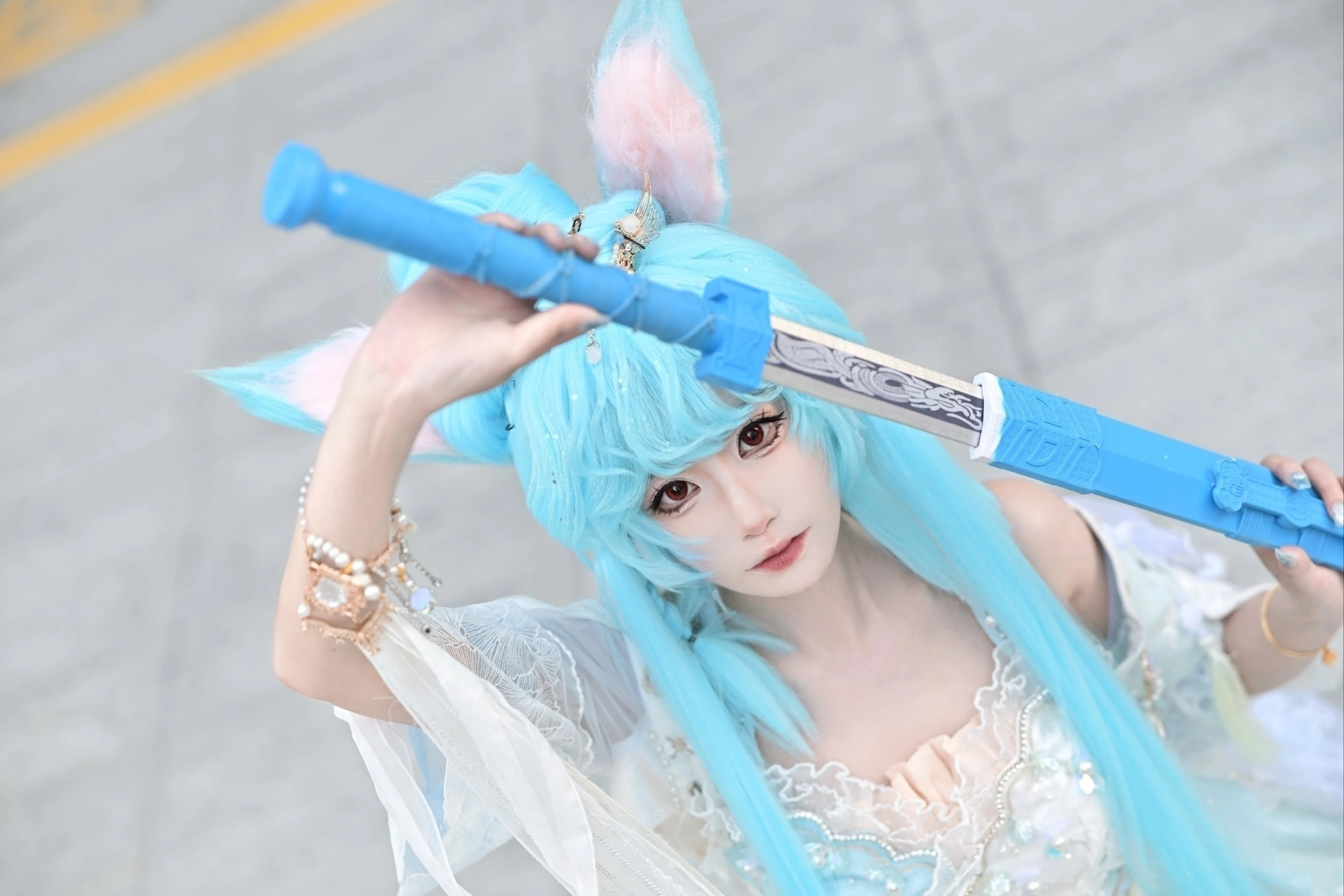 【蓝兔cos】私设古风洛丽塔，CP31外景化身梦幻国风少女 - 第 2 张