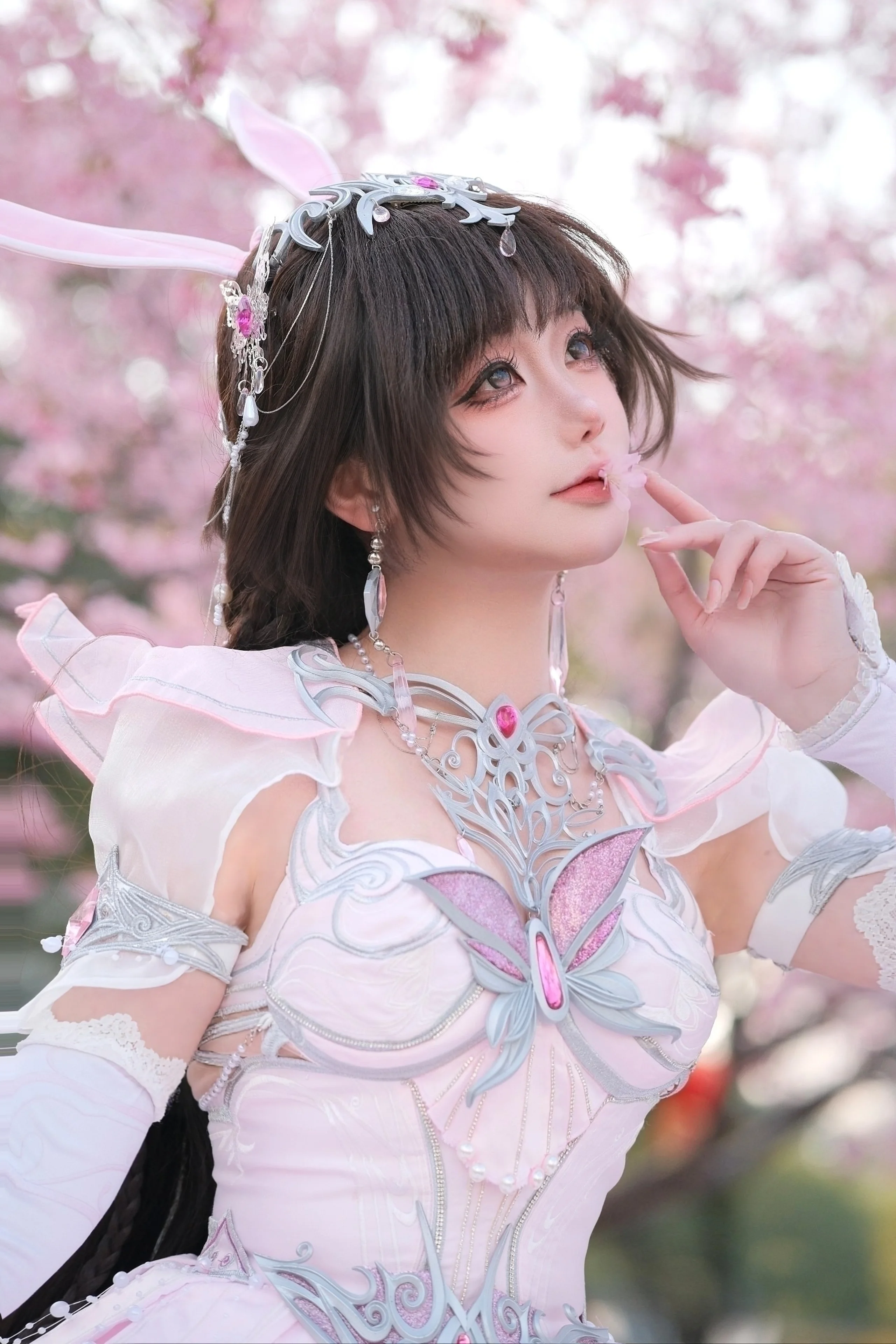 【小舞cos】斗罗大陆，樱花下的柔骨兔 - 第 2 张
