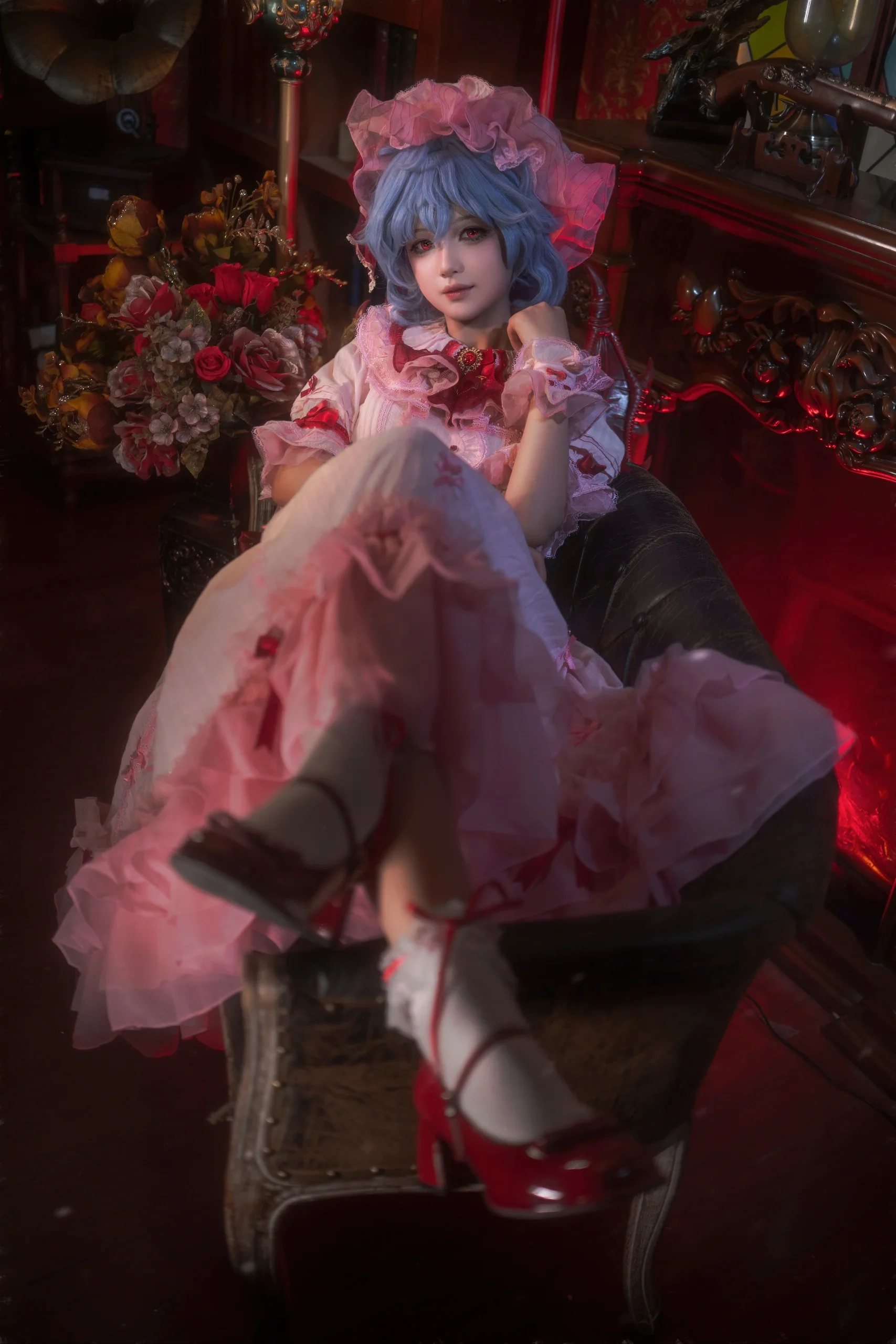 【蕾米莉亚cos】东方project的红雾之主复古片场记录