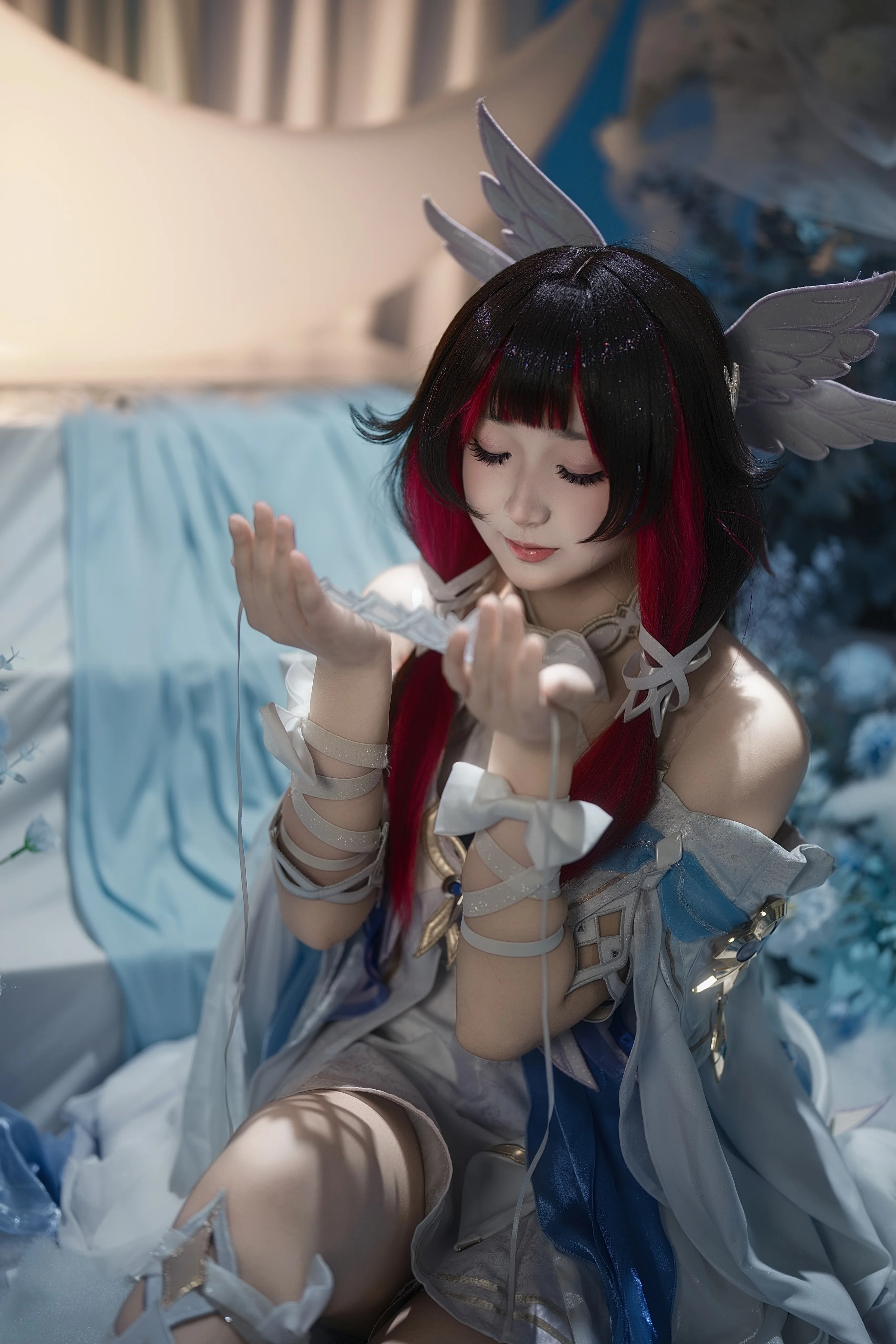 【哥倫比婭cos】月下靜謐的白鴿與風 - 第 1 張