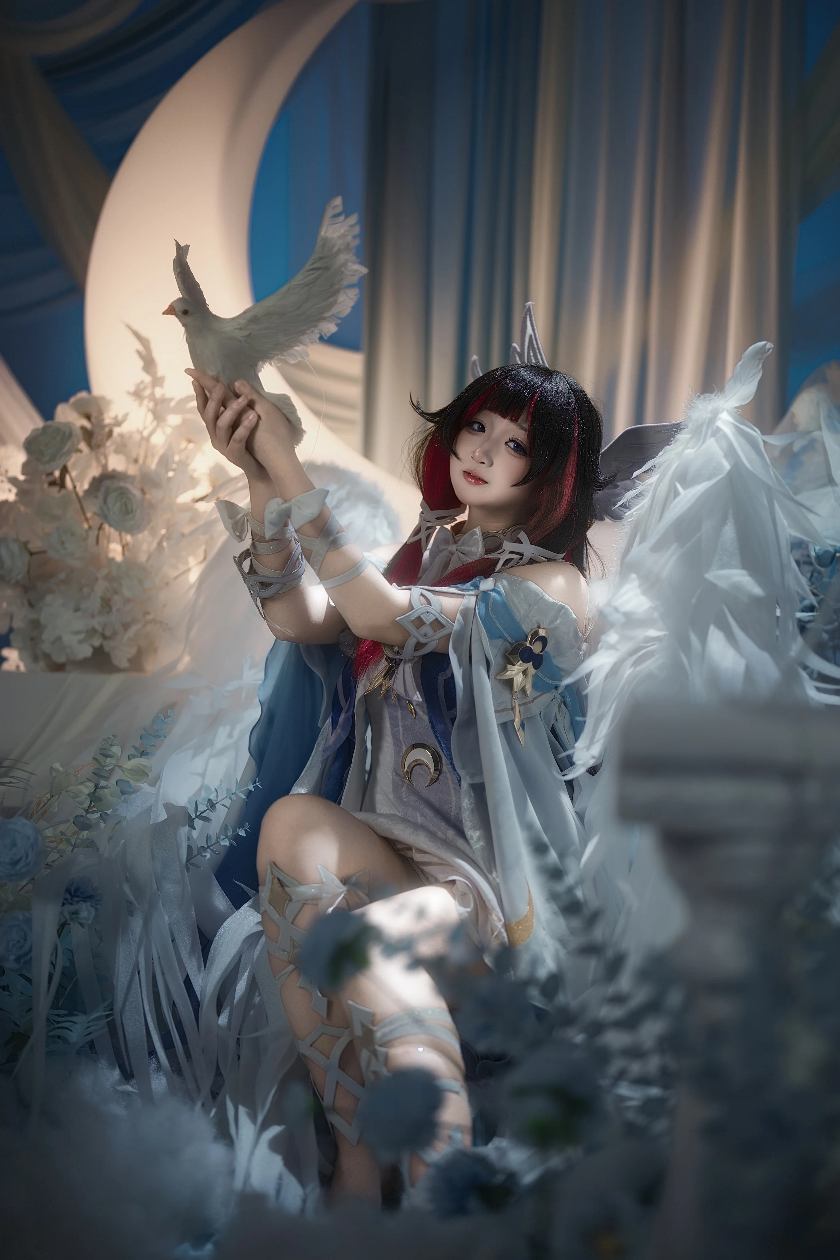 【哥倫比婭cos】月下靜謐的白鴿與風 - 第 3 張