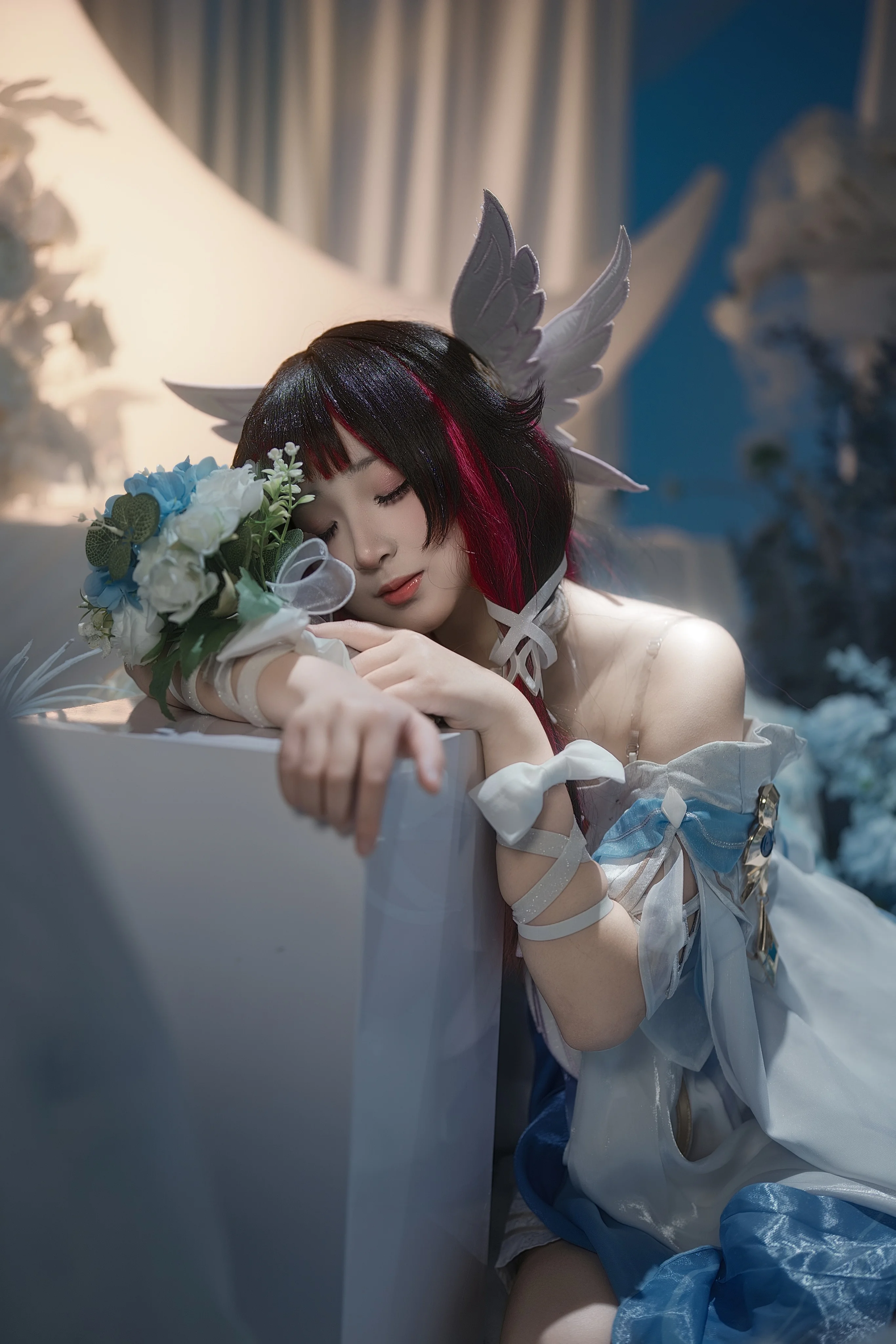 【哥倫比婭cos】月下靜謐的白鴿與風 - 第 4 張