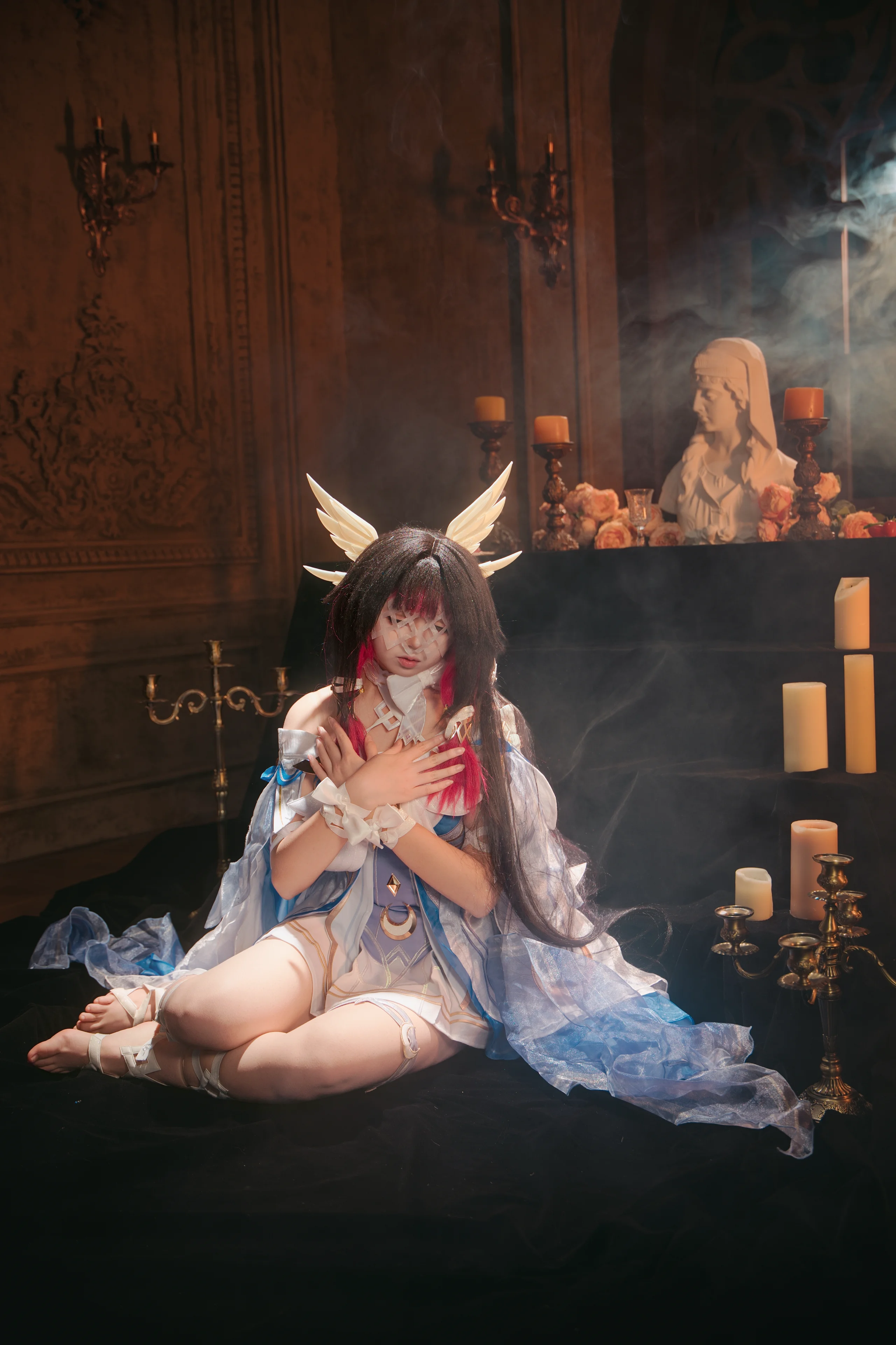 哥伦比娅·休憩，古典与暗调交织的静谧少女 - 第 5 张