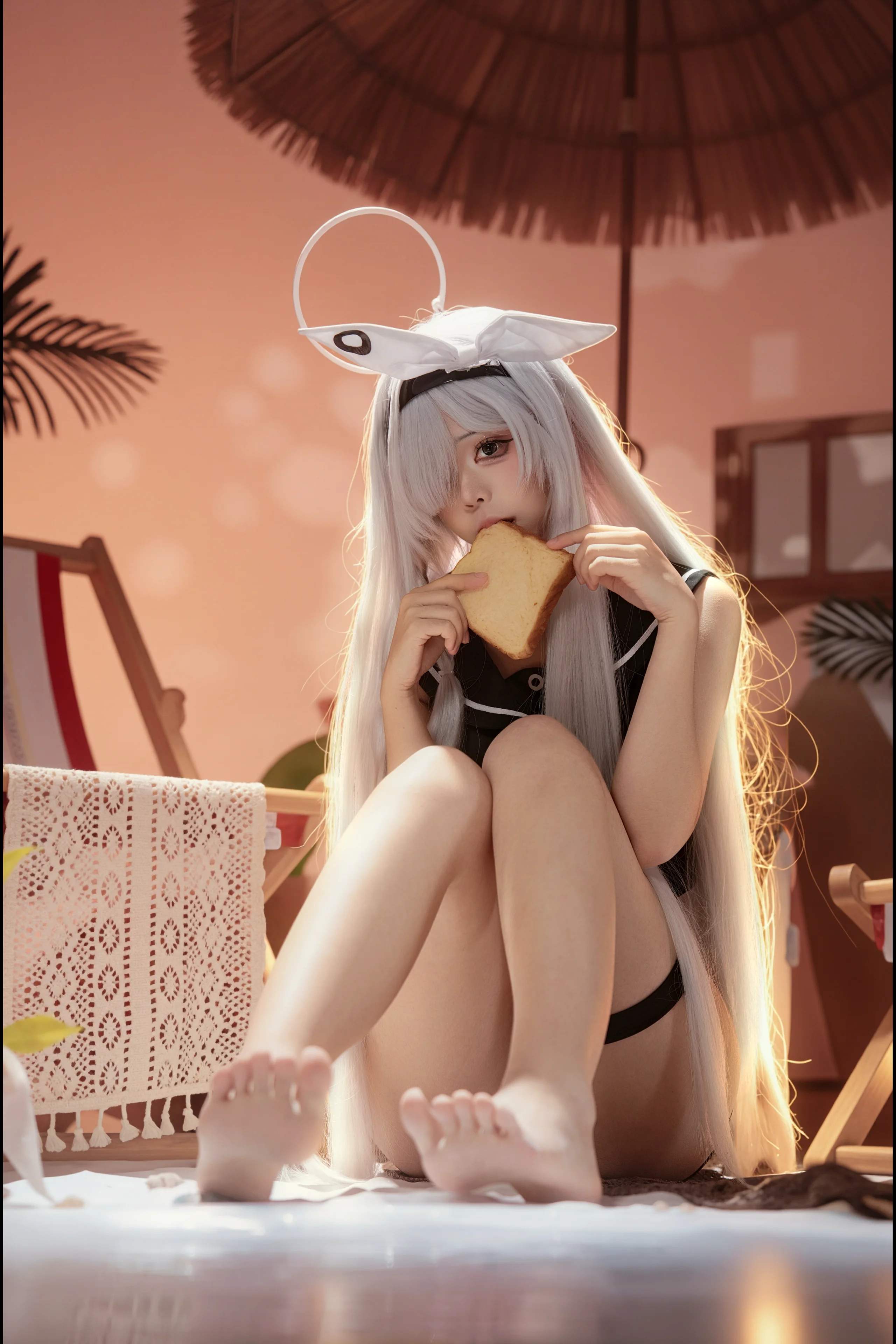 【普拉娜cos】蔚蓝档案的夏日泳装与沙滩派对 - 第 1 张