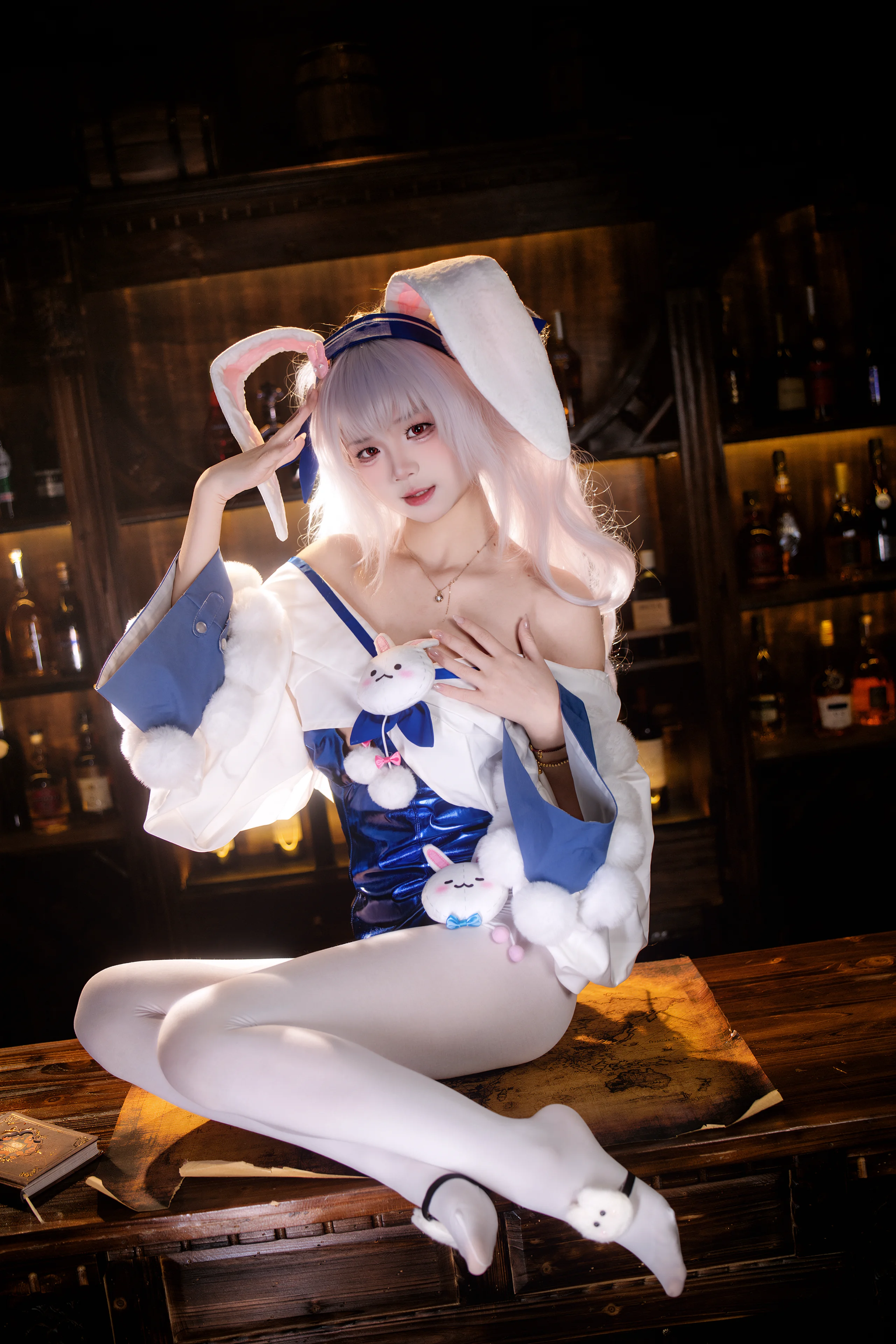 【拉菲cos】碧蓝航线的慵懒兔耳少女午后时光 - 第 3 张