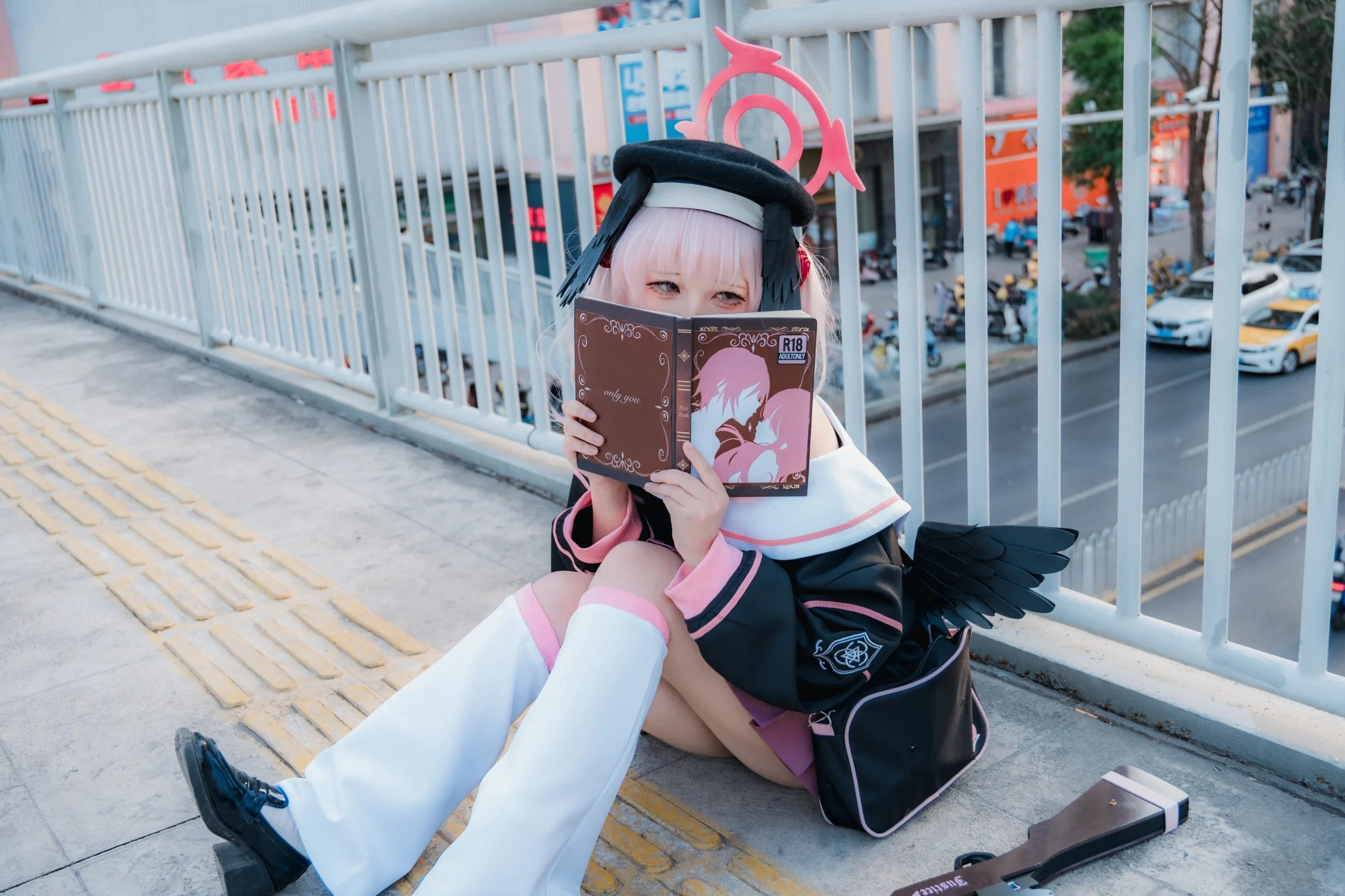 【下江小春cos】夏日天桥上的午后念书时光 - 第 3 张