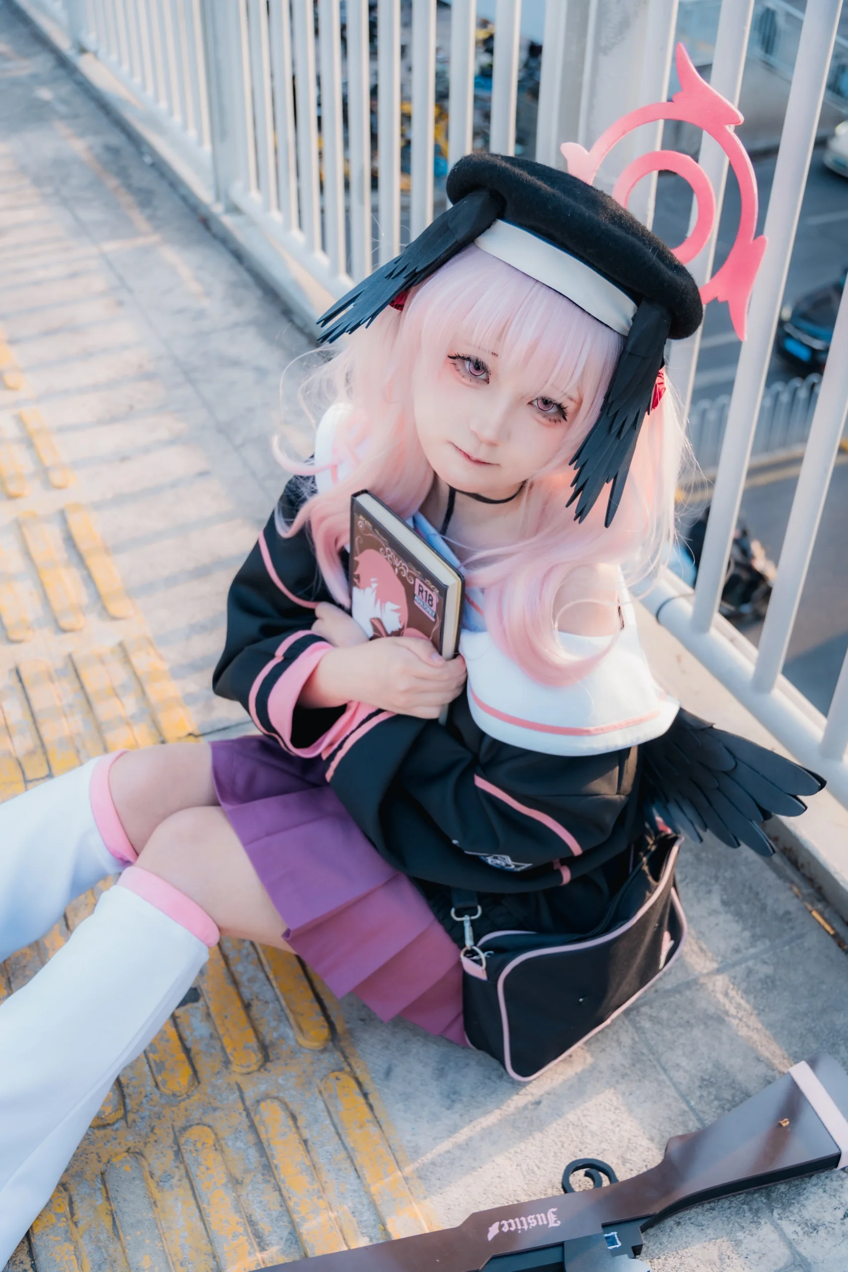 【下江小春cos】夏日天桥上的午后念书时光