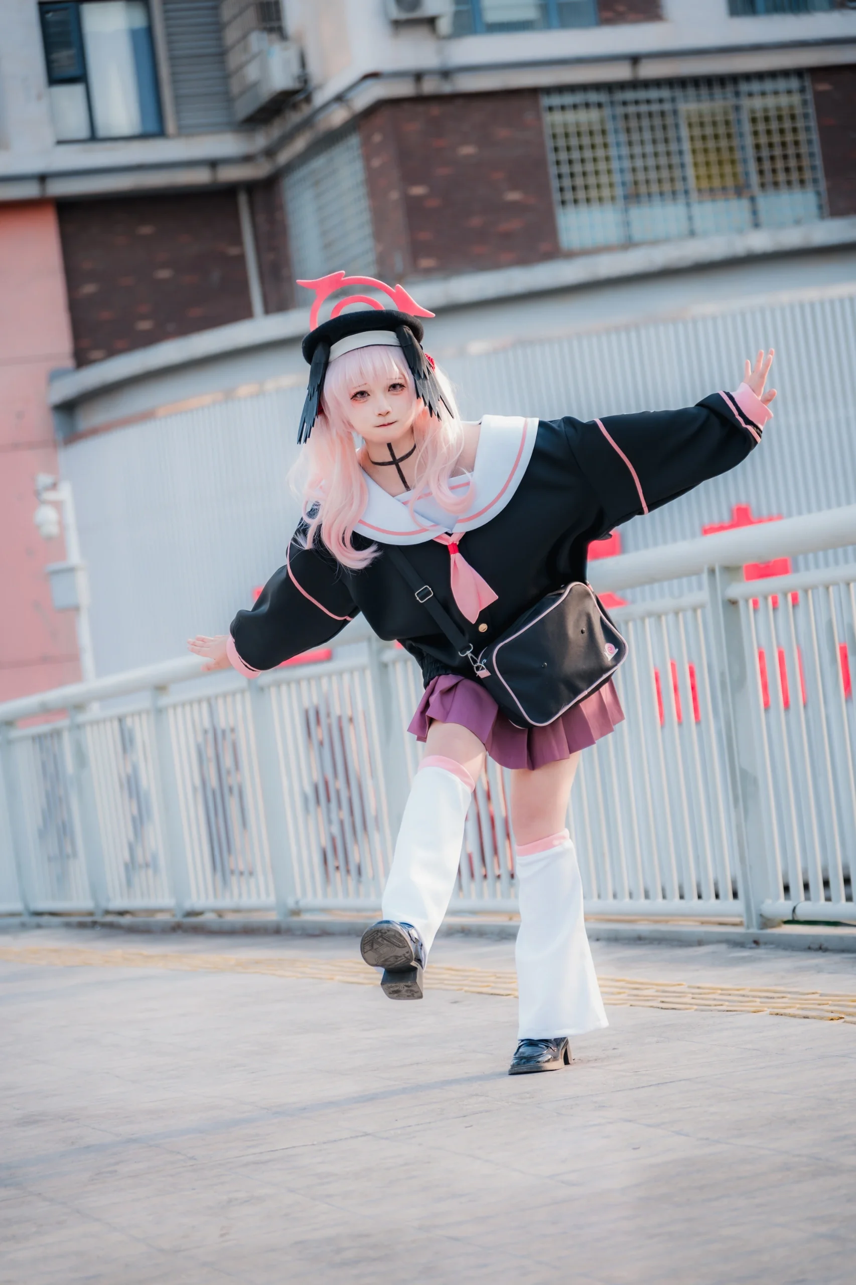 【下江小春cos】夏日天桥上的午后念书时光 - 第 5 张