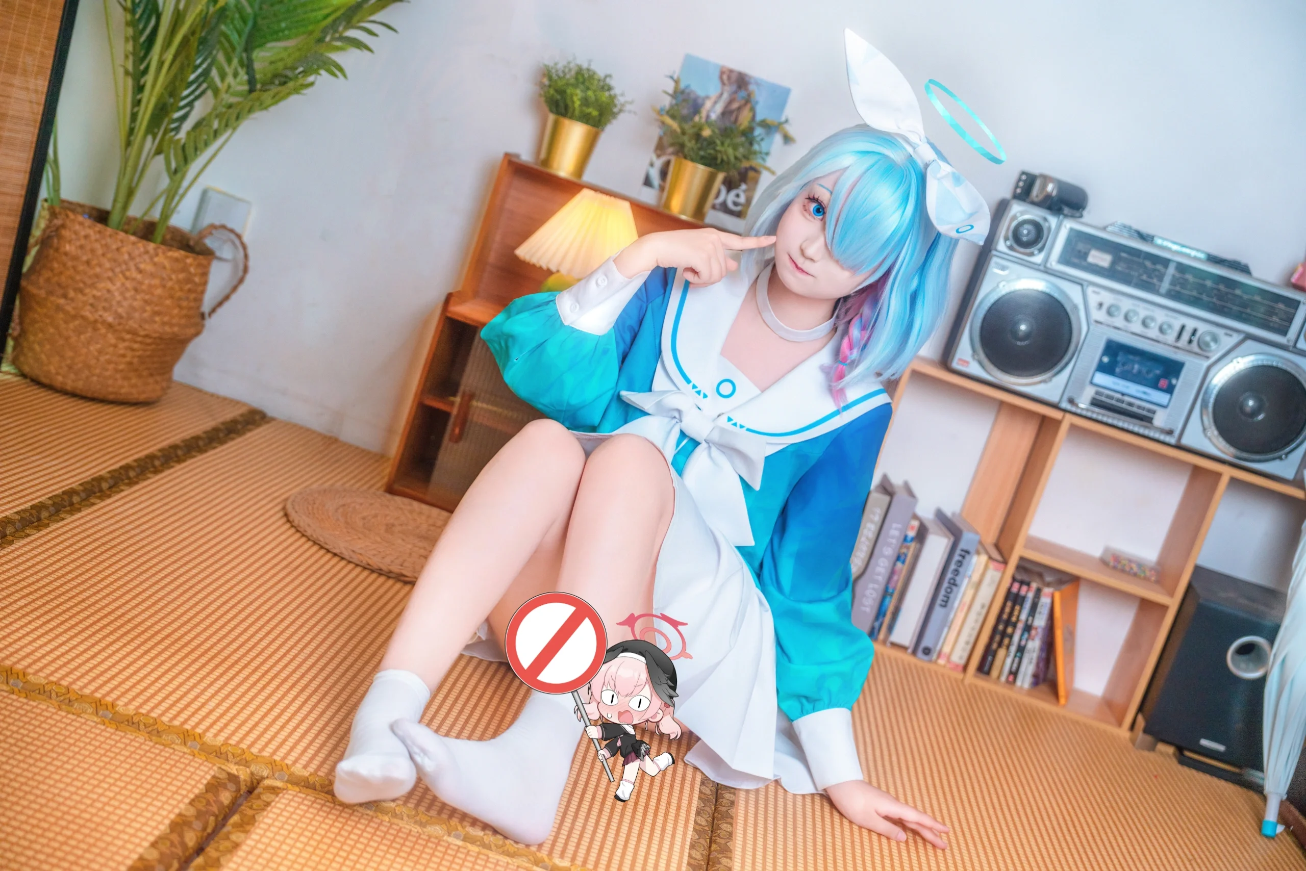【阿罗娜cos】蔚蓝档案里的家居日常 - 第 7 张