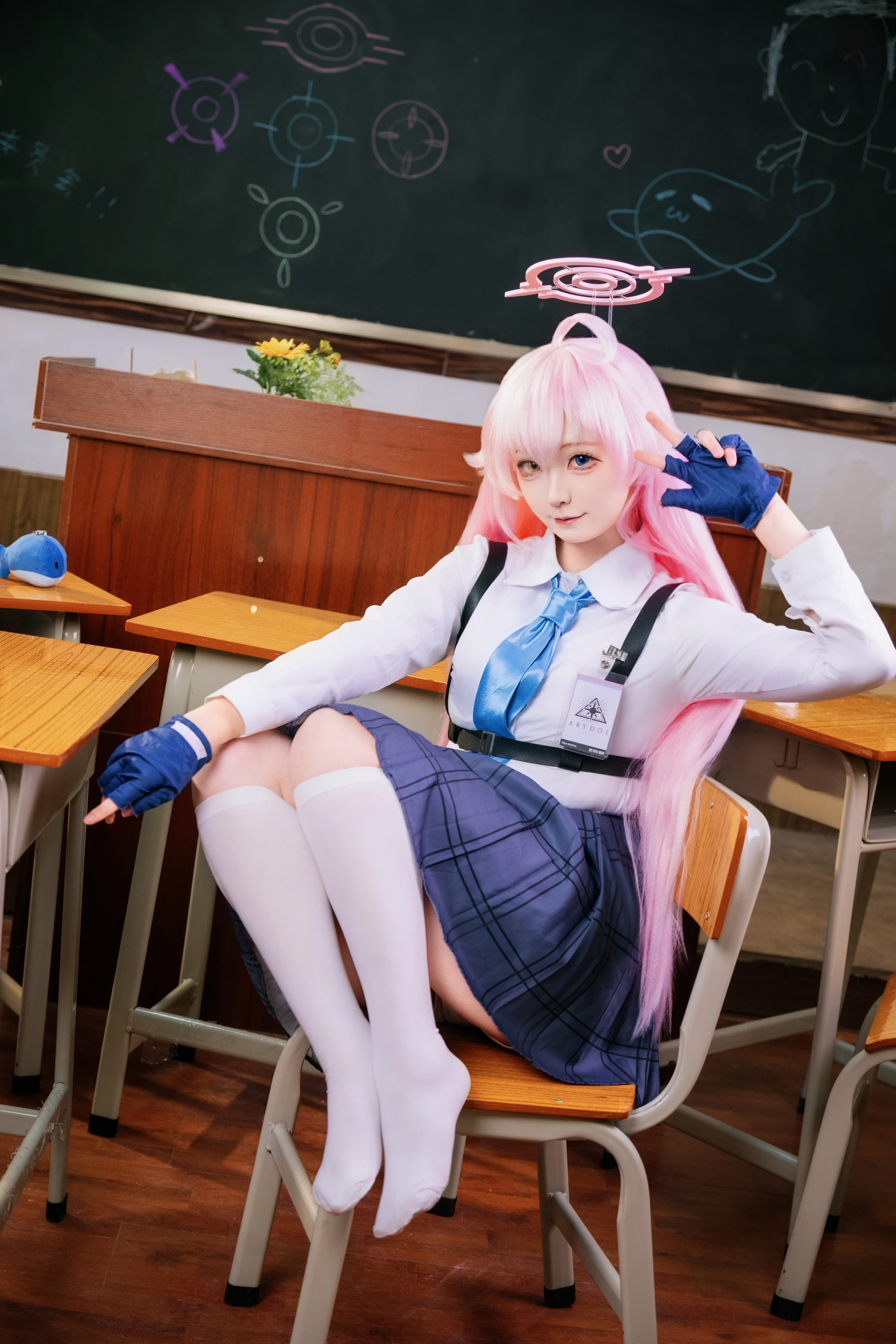 【小鳥遊星野cos】蔚藍檔案中的課間小憩時光 - 第 1 張