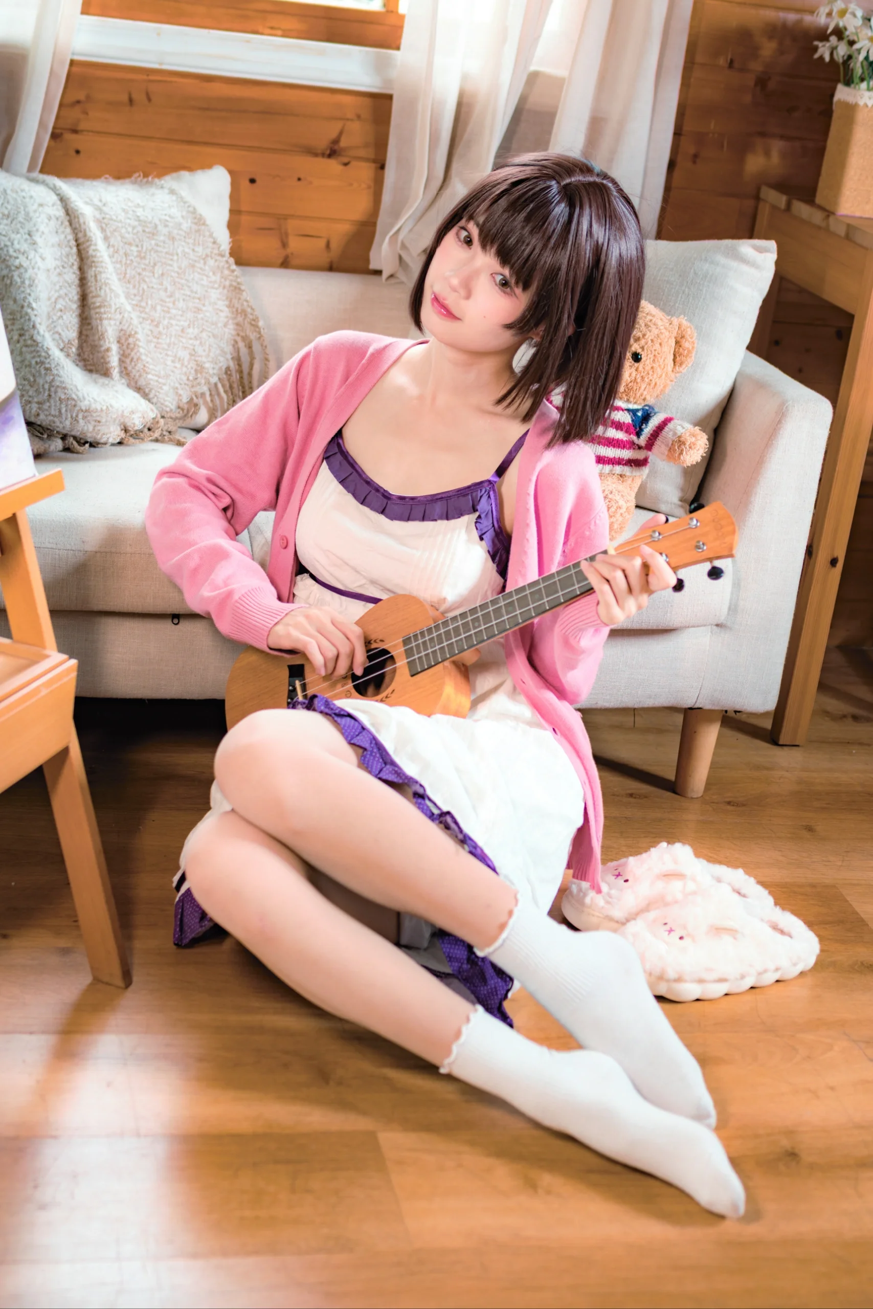 【加藤惠cos】路人女主的养成方法，居家少女的慵懒日常 - 第 13 张