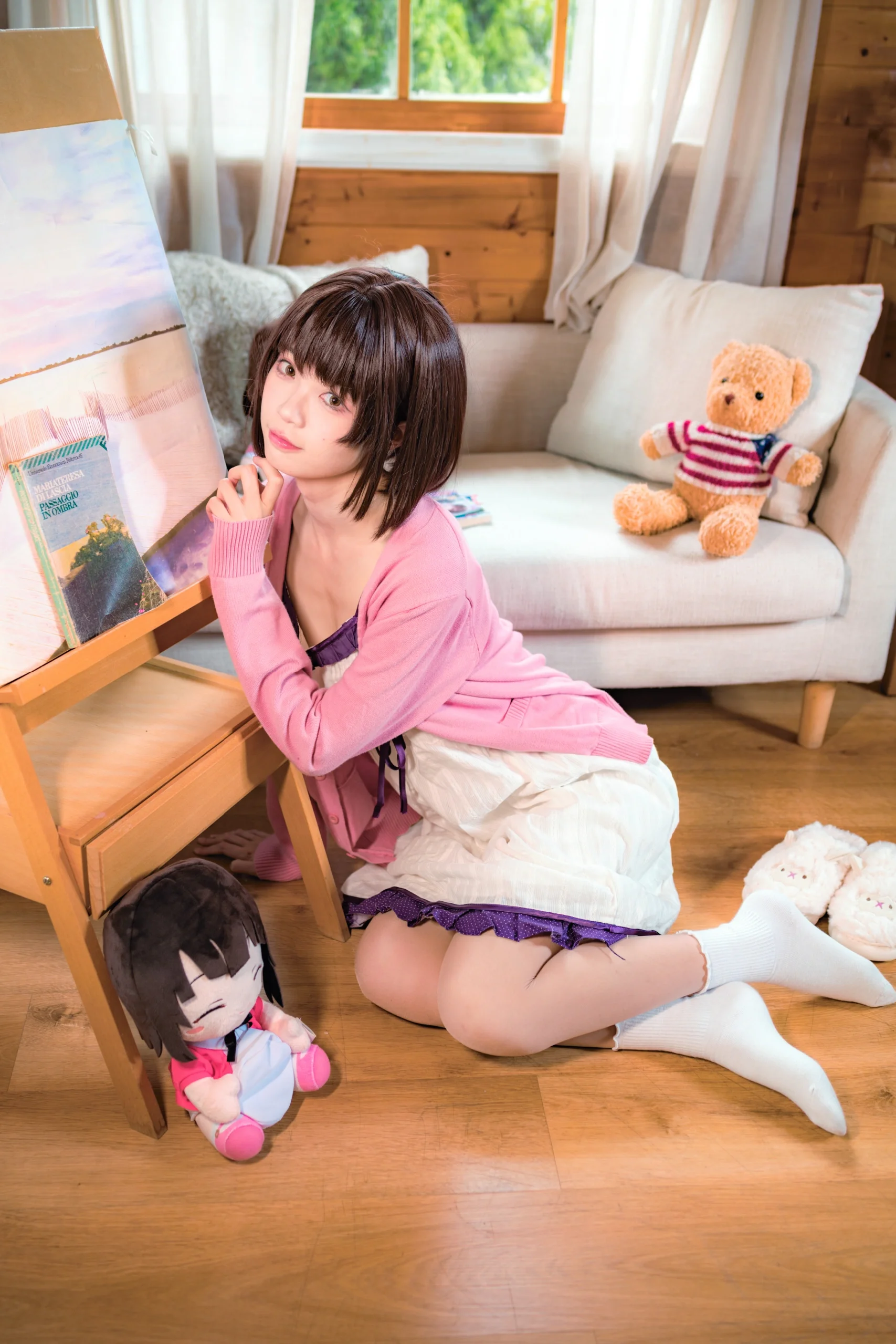 【加藤惠cos】路人女主的养成方法，居家少女的慵懒日常 - 第 15 张