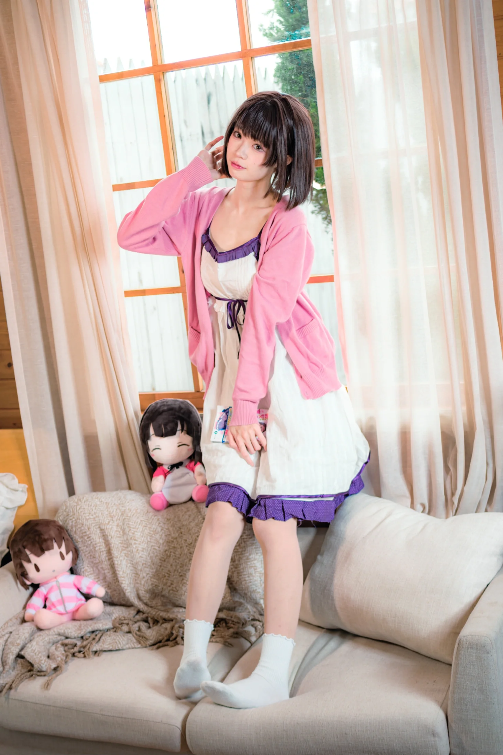 【加藤惠cos】路人女主的养成方法，居家少女的慵懒日常 - 第 2 张