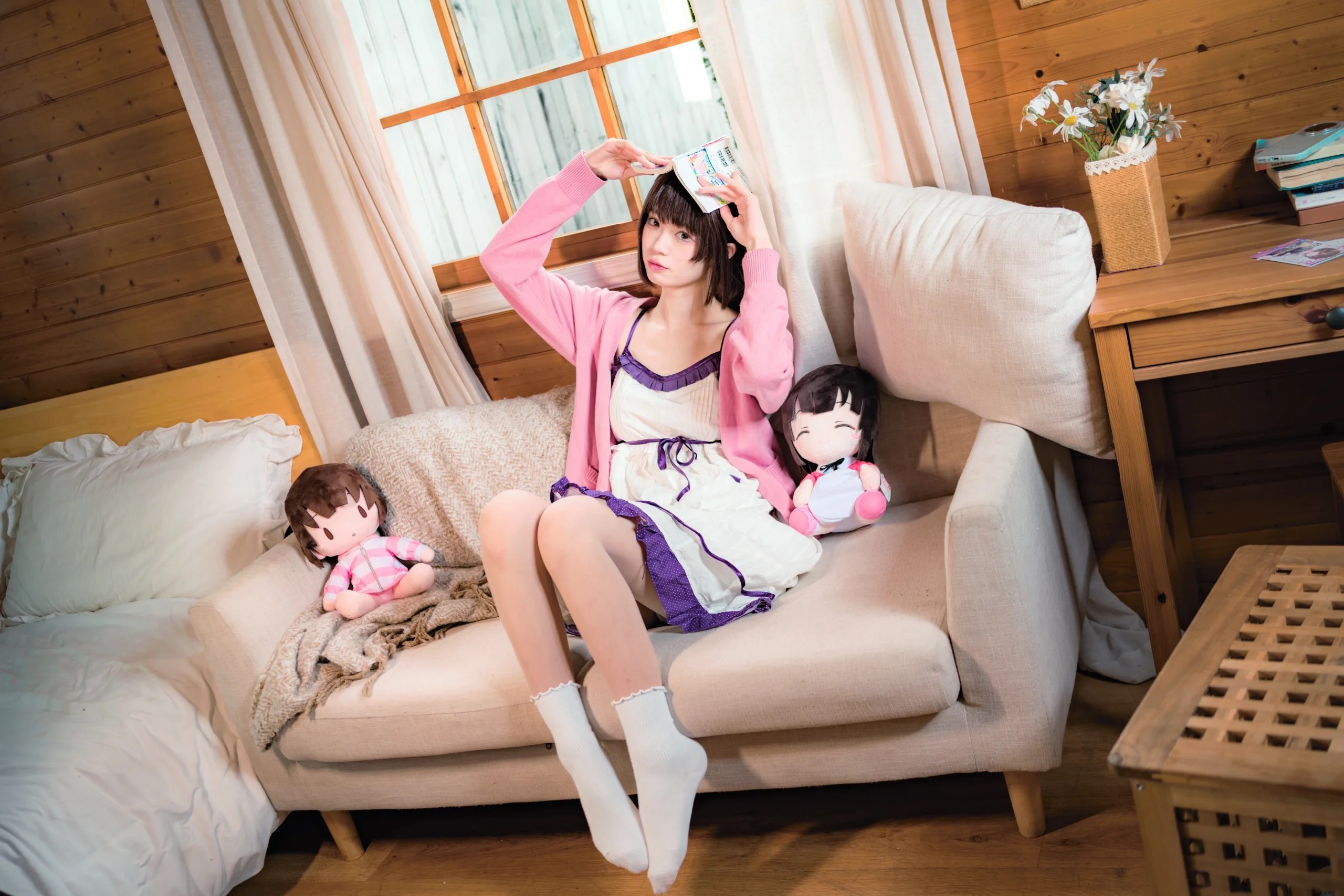 【加藤惠cos】路人女主的养成方法，居家少女的慵懒日常 - 第 3 张