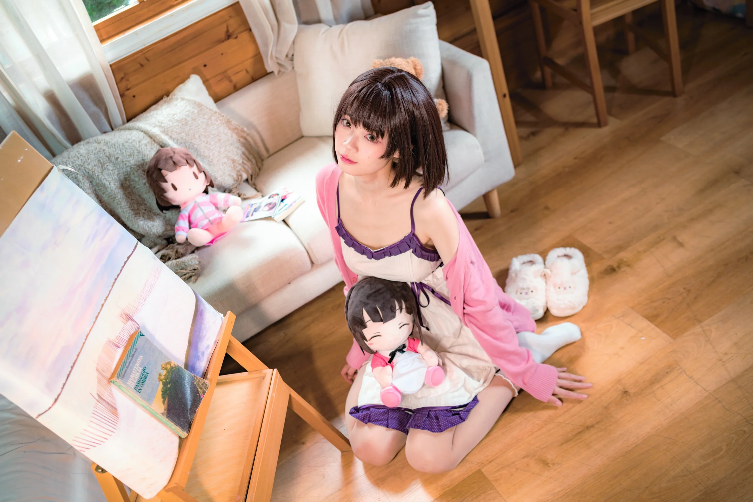 【加藤惠cos】路人女主的养成方法，居家少女的慵懒日常 - 第 4 张