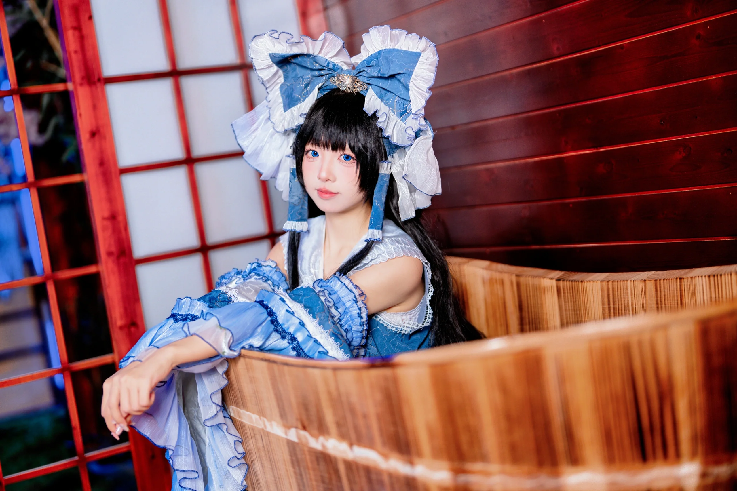 【博丽灵梦cos】东方Project下的日系居家和风造型 - 第 6 张