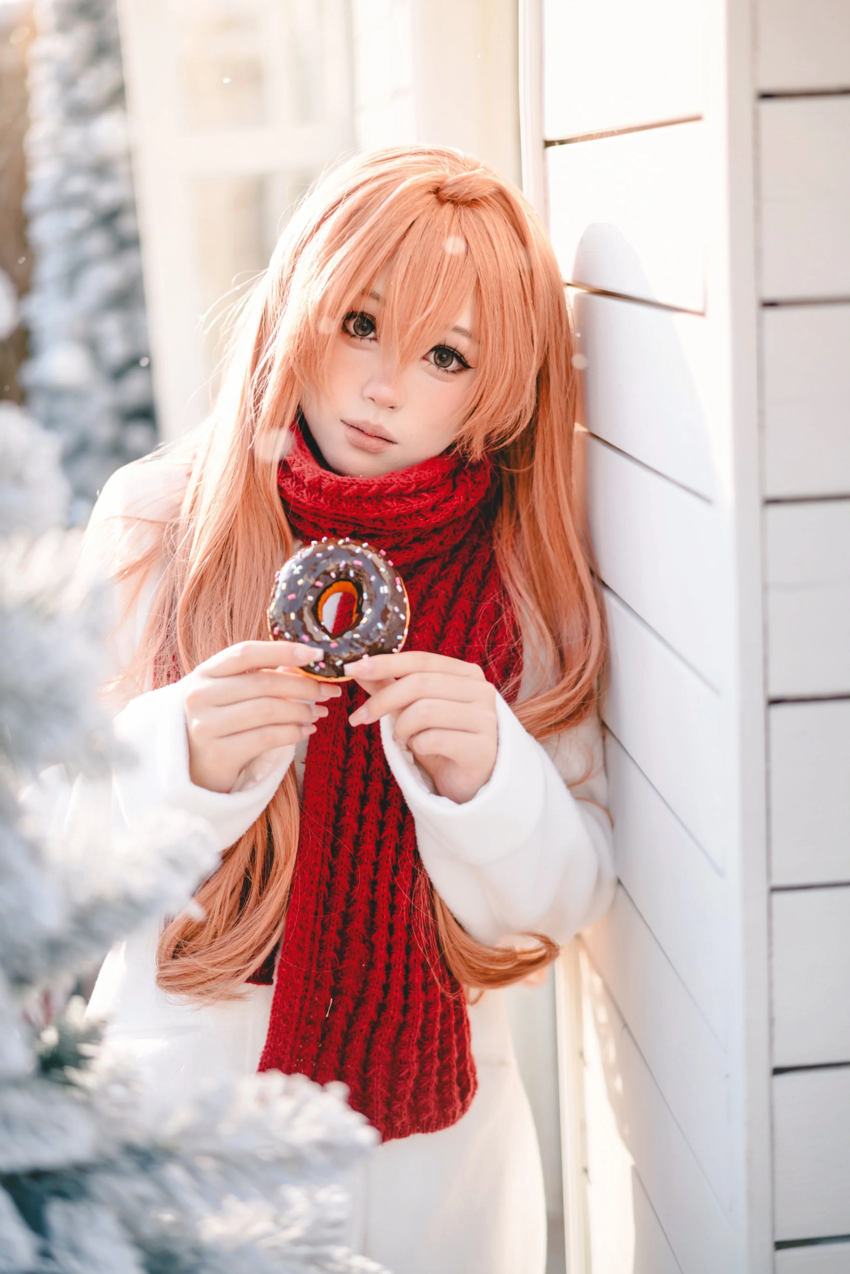 【逢坂大河cos】初雪記憶，紅圍巾與冬季的暖意 - 第 4 張