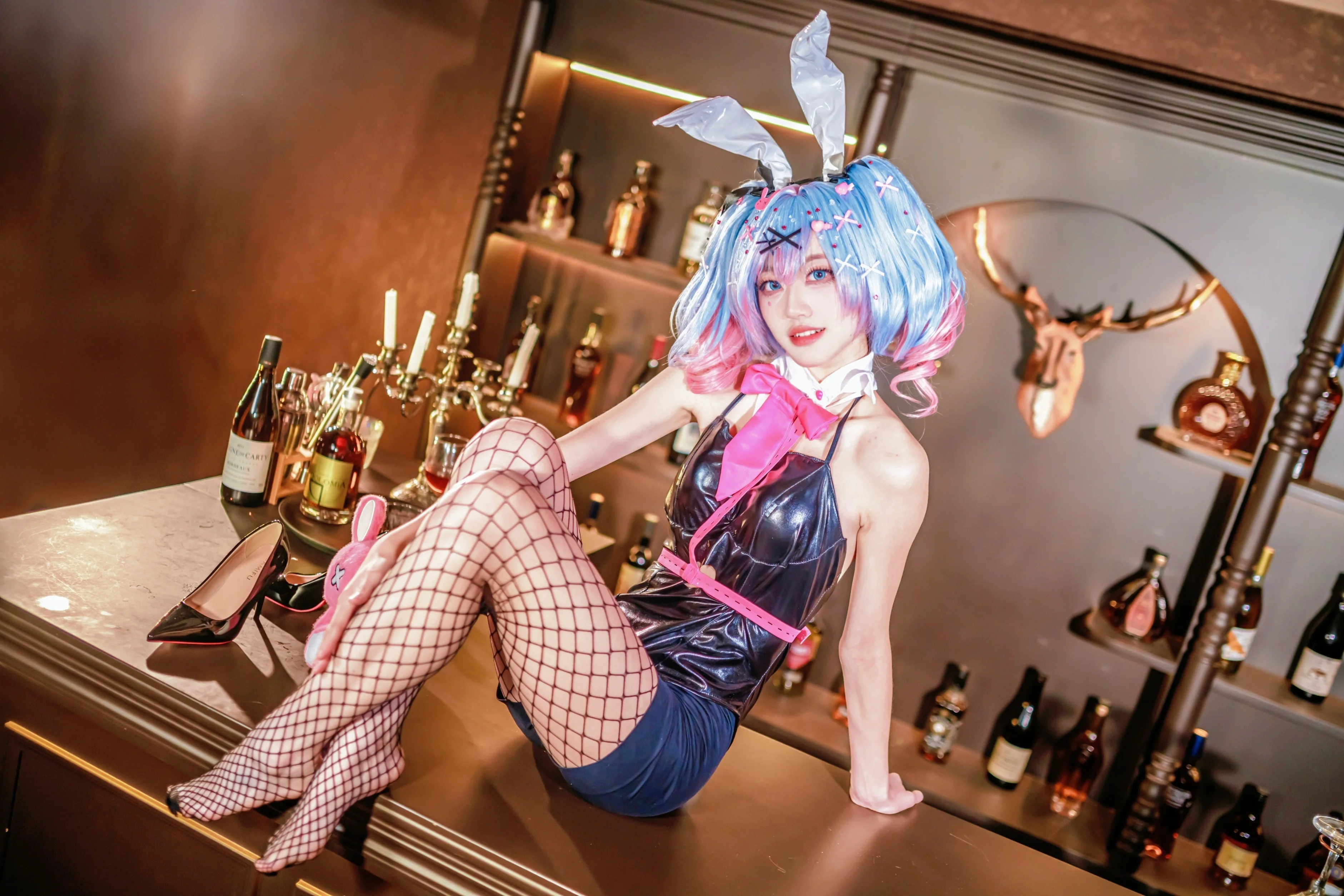 【初音未来cos】兔子洞里的夜晚，欢迎光临我的兔子酒店 - 第 5 张