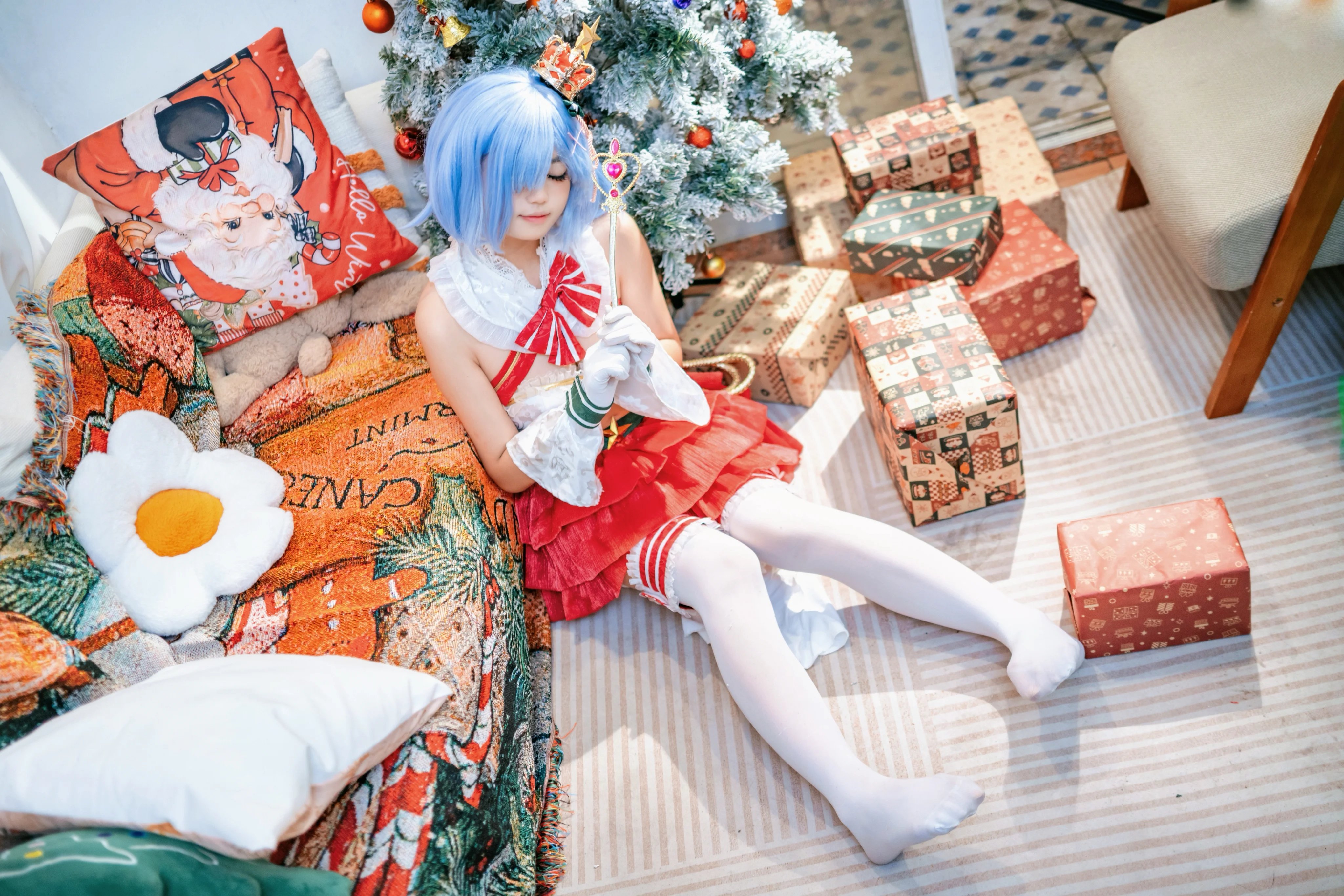 【蕾姆cos】圣诞夜的限定魔法，从零开始的异世界生活 - 第 3 张