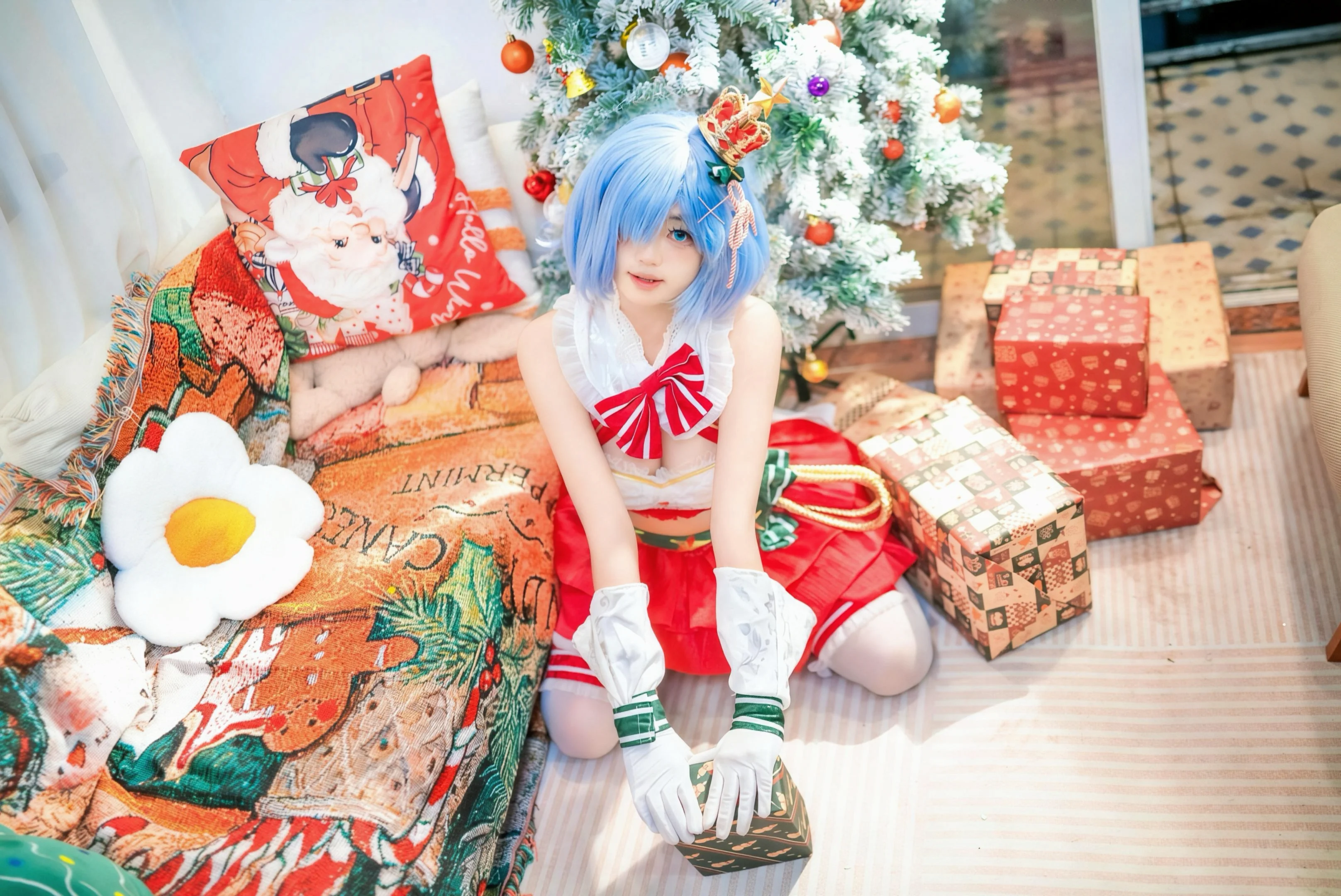【蕾姆cos】圣诞夜的限定魔法，从零开始的异世界生活 - 第 4 张