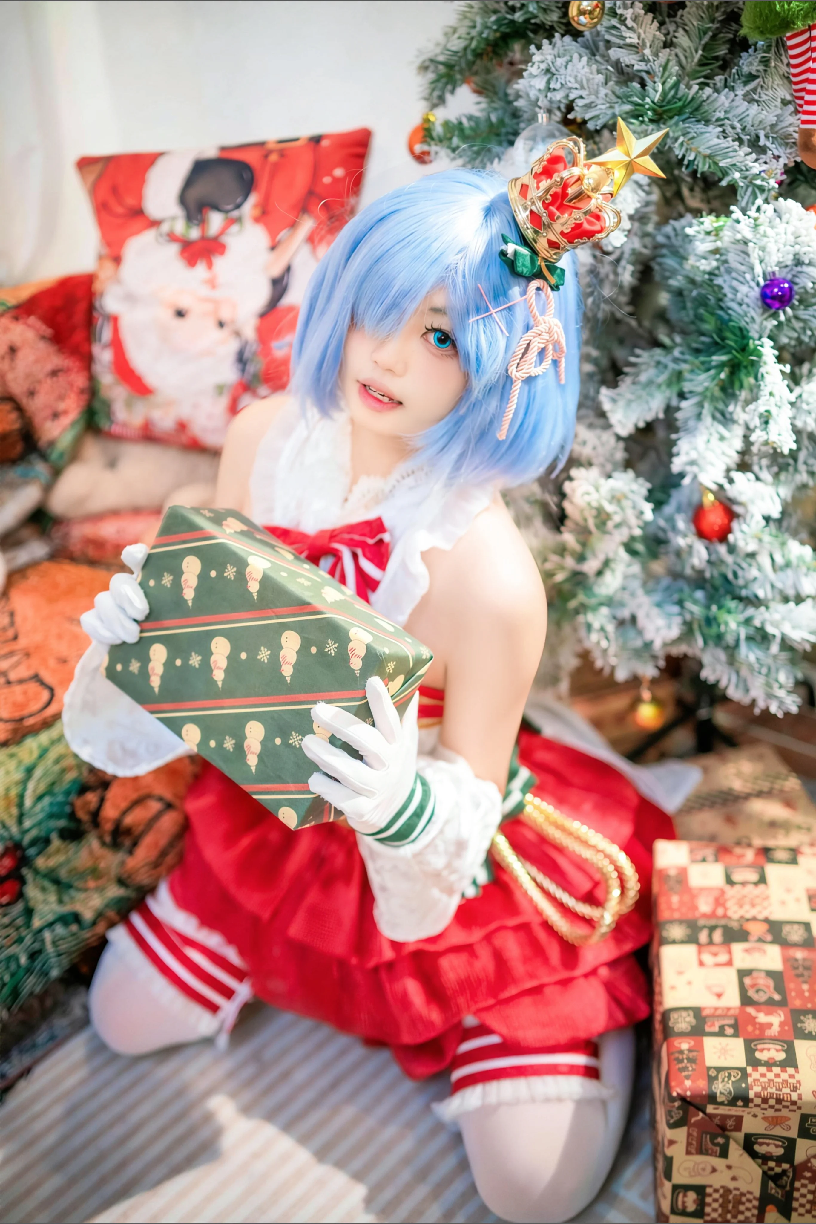 【蕾姆cos】圣诞夜的限定魔法，从零开始的异世界生活 - 第 6 张