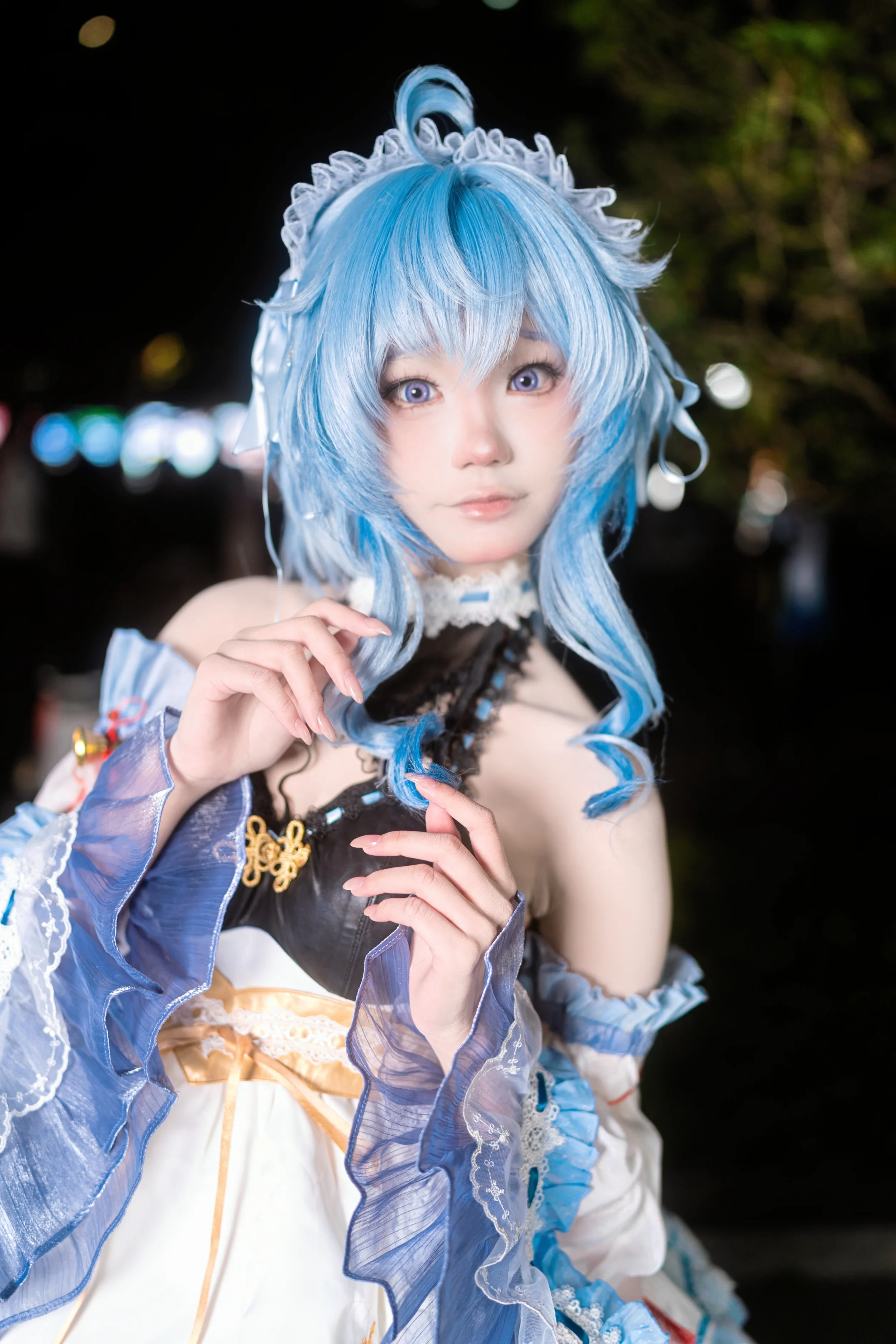 【甘雨 コスプレ】夜色に佇む璃月の月海亭秘書、原神のイベント写真共有 - 10 枚目