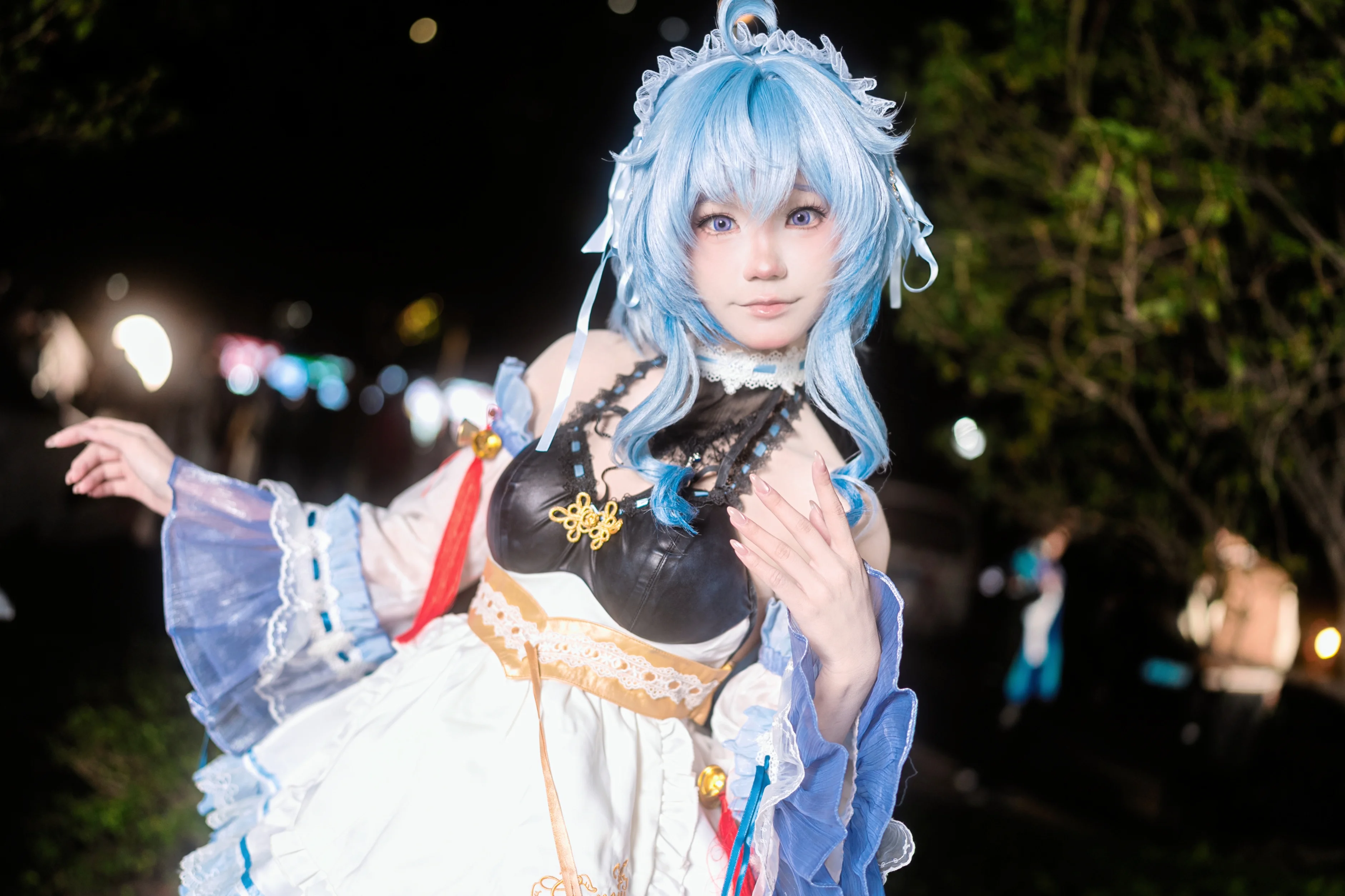 【甘雨 コスプレ】夜色に佇む璃月の月海亭秘書、原神のイベント写真共有 - 11 枚目