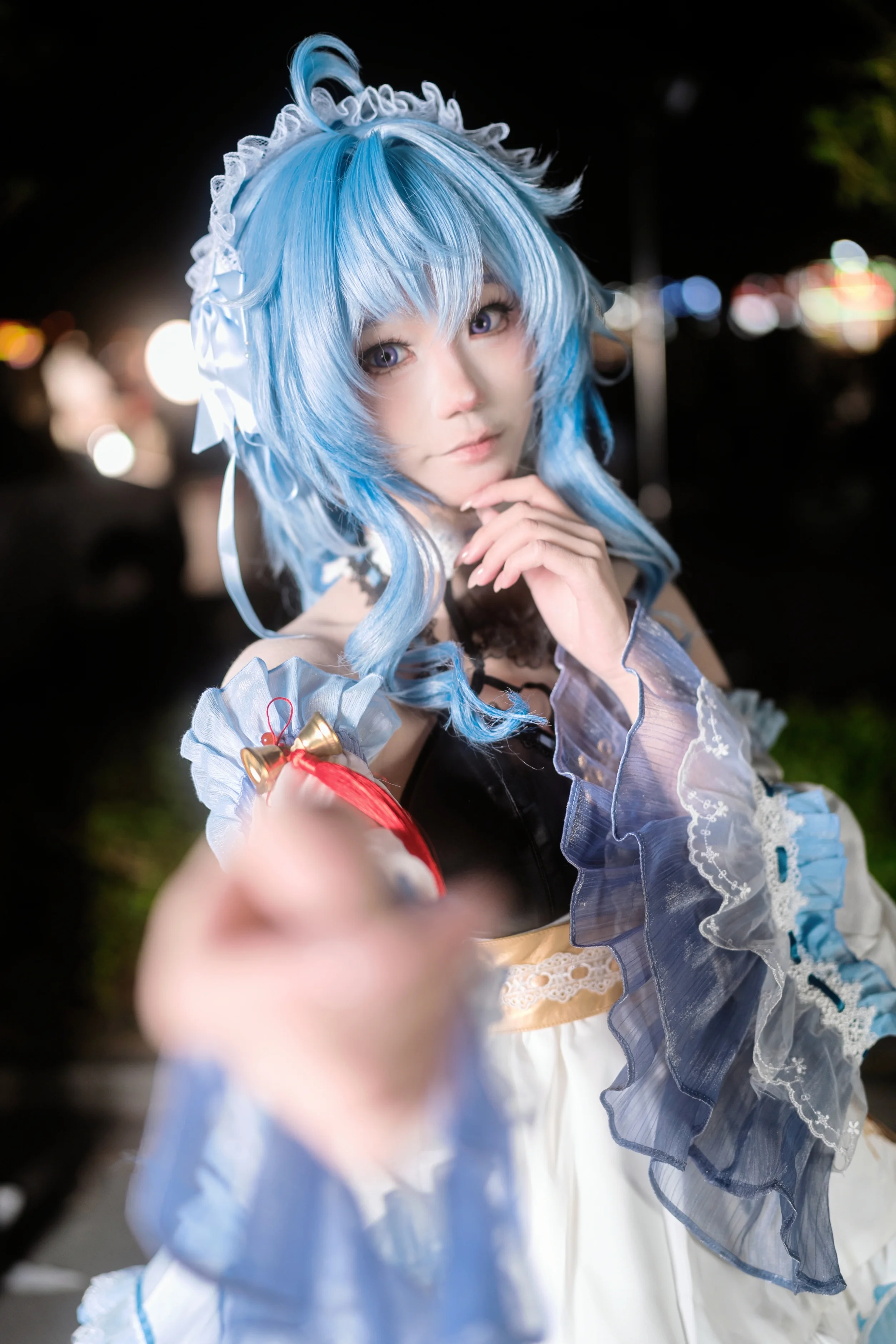 【甘雨 コスプレ】夜色に佇む璃月の月海亭秘書、原神のイベント写真共有 - 13 枚目