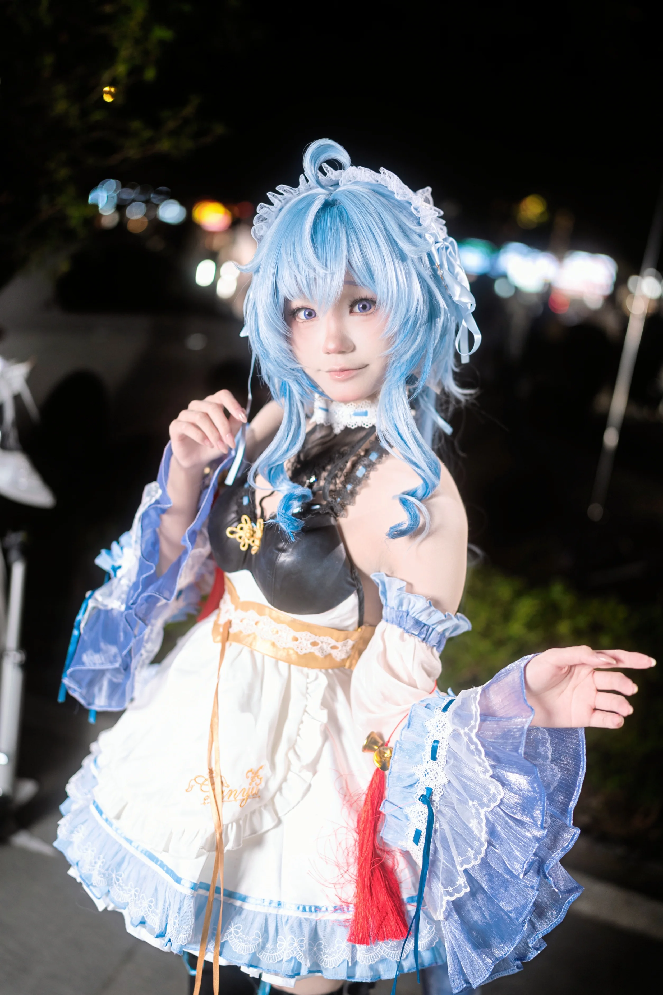 【甘雨 コスプレ】夜色に佇む璃月の月海亭秘書、原神のイベント写真共有 - 4 枚目
