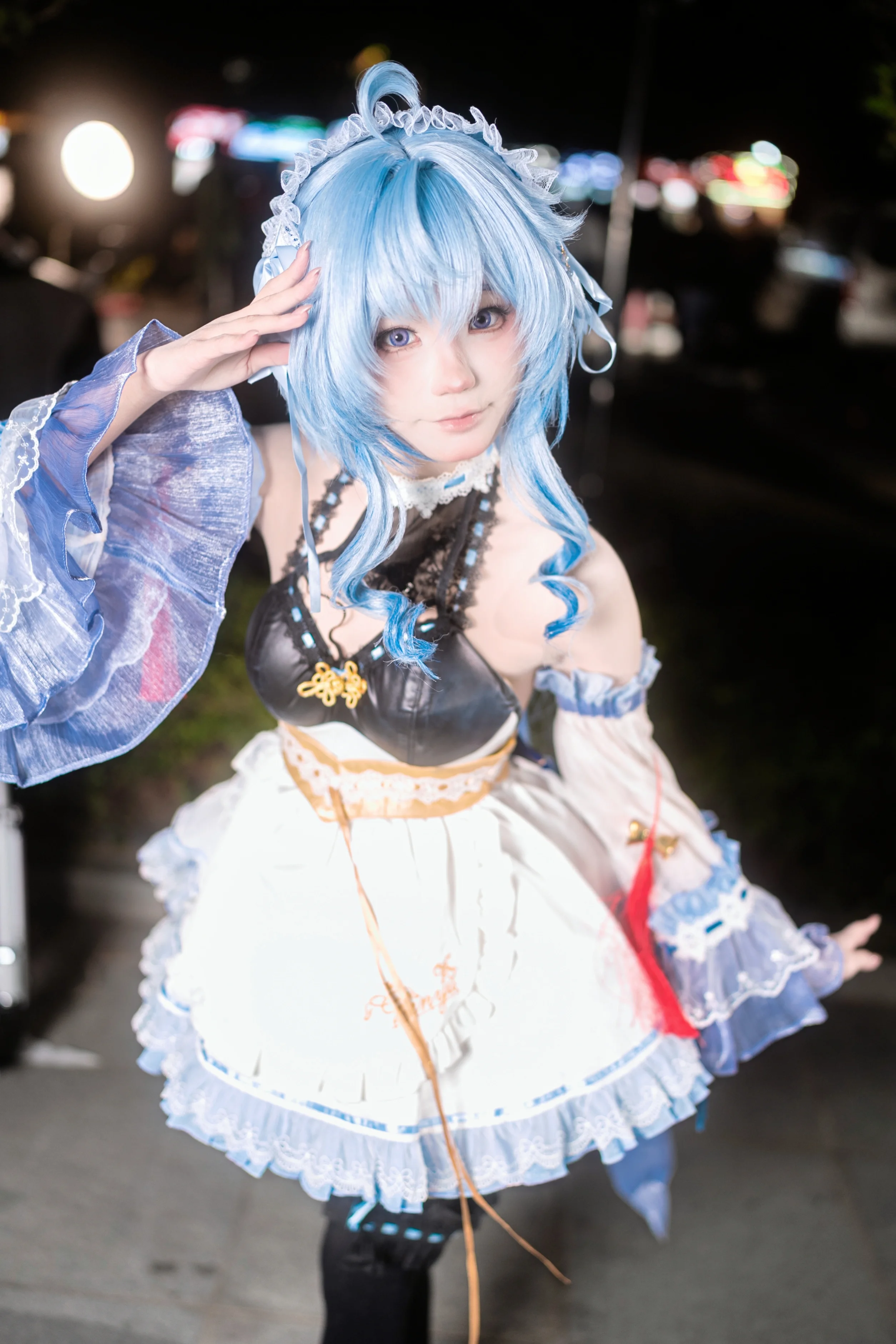 【甘雨 コスプレ】夜色に佇む璃月の月海亭秘書、原神のイベント写真共有 - 6 枚目