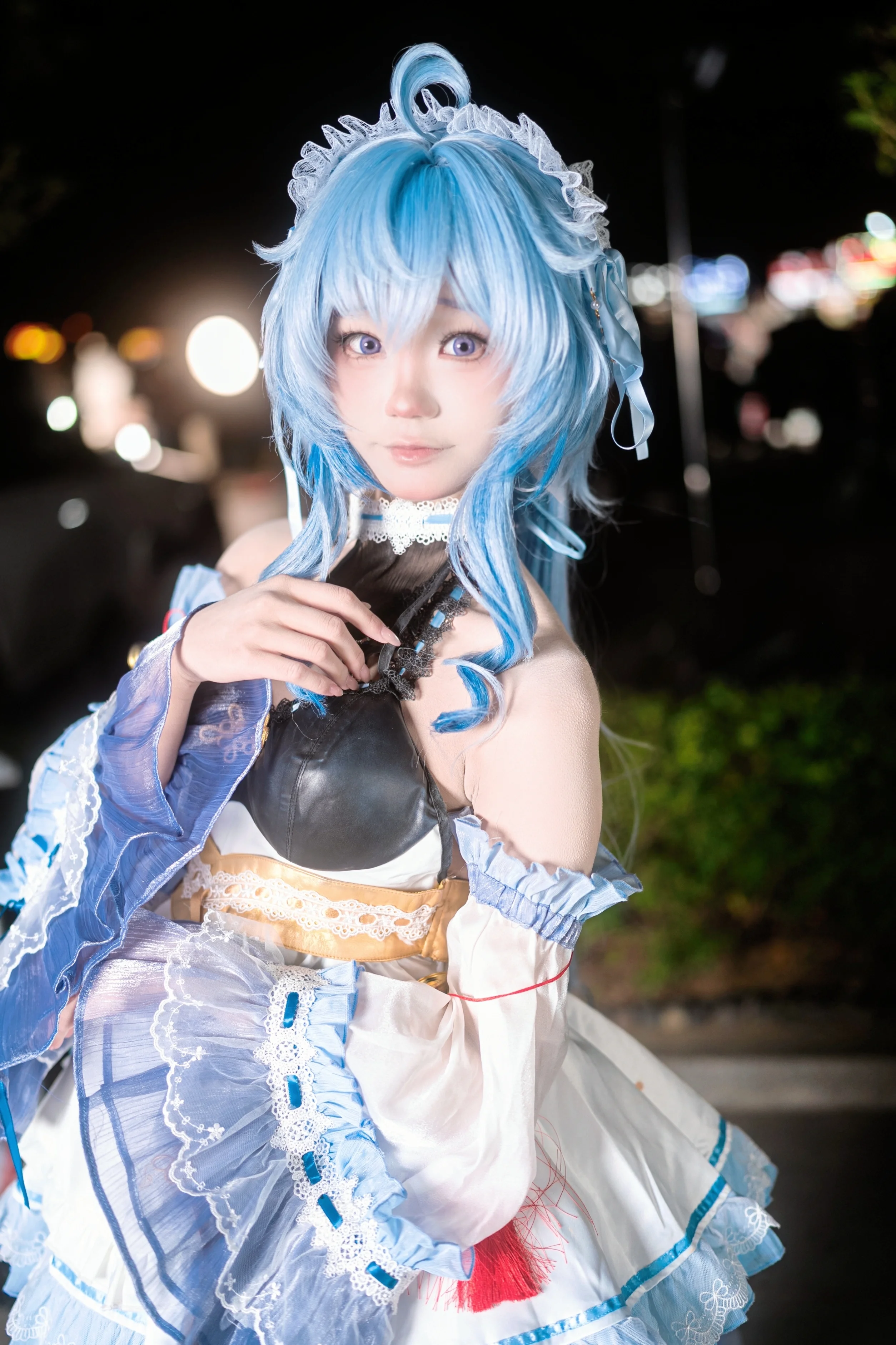 【甘雨 コスプレ】夜色に佇む璃月の月海亭秘書、原神のイベント写真共有 - 7 枚目