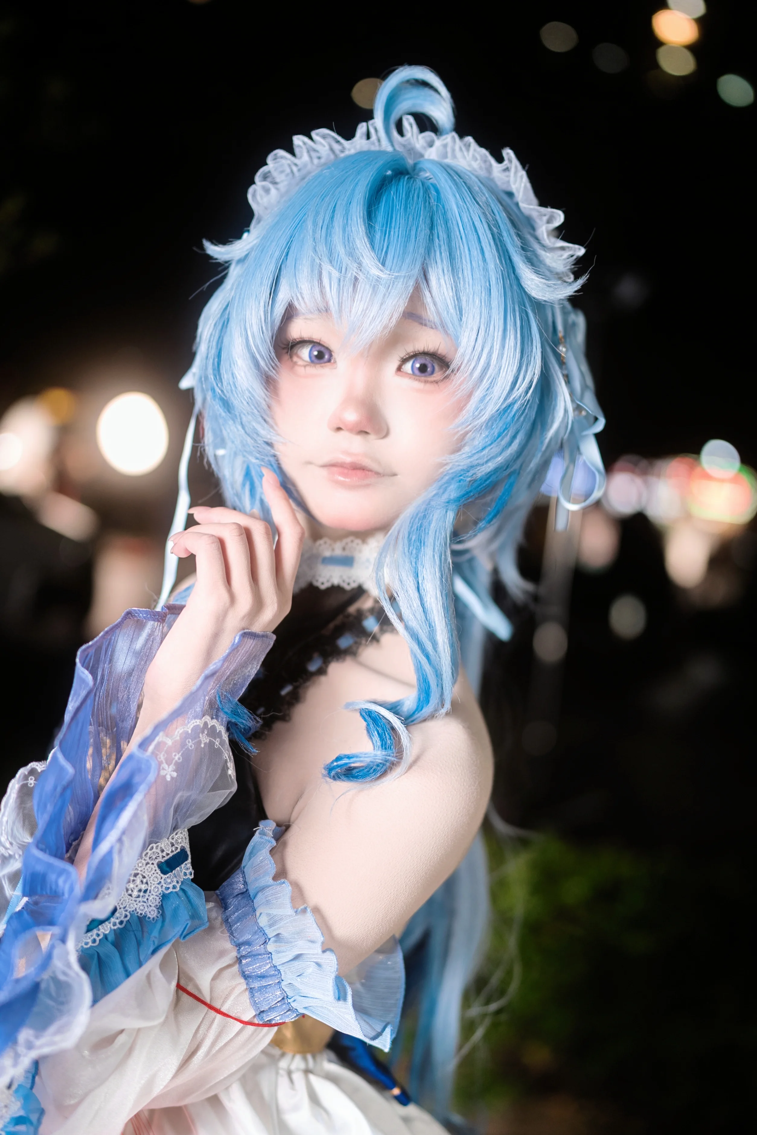 【甘雨 コスプレ】夜色に佇む璃月の月海亭秘書、原神のイベント写真共有 - 8 枚目