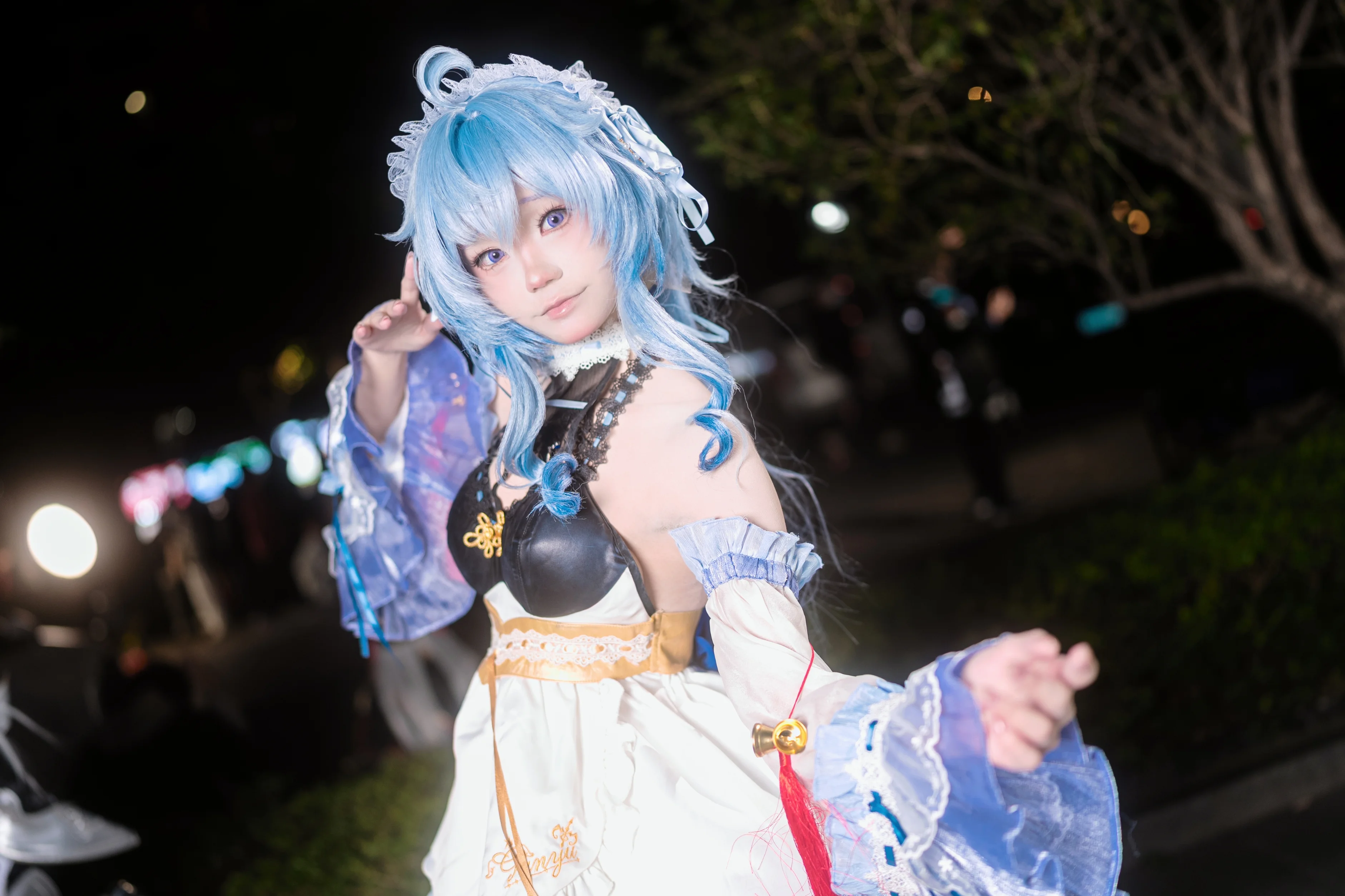【甘雨 コスプレ】夜色に佇む璃月の月海亭秘書、原神のイベント写真共有 - 9 枚目