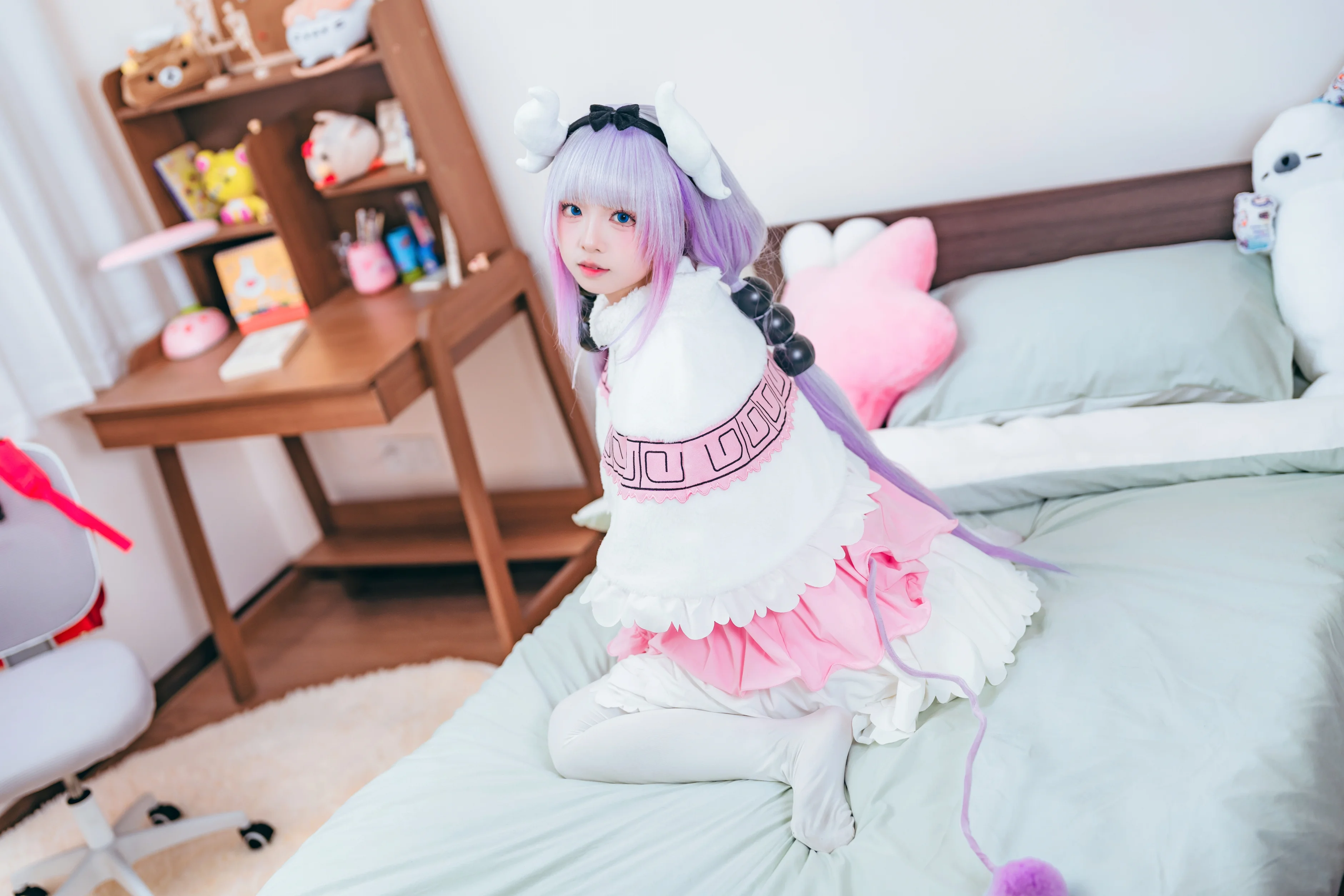 【康娜cos】小林家的龍女僕室內居家軟萌氛圍正片 - 第 5 張