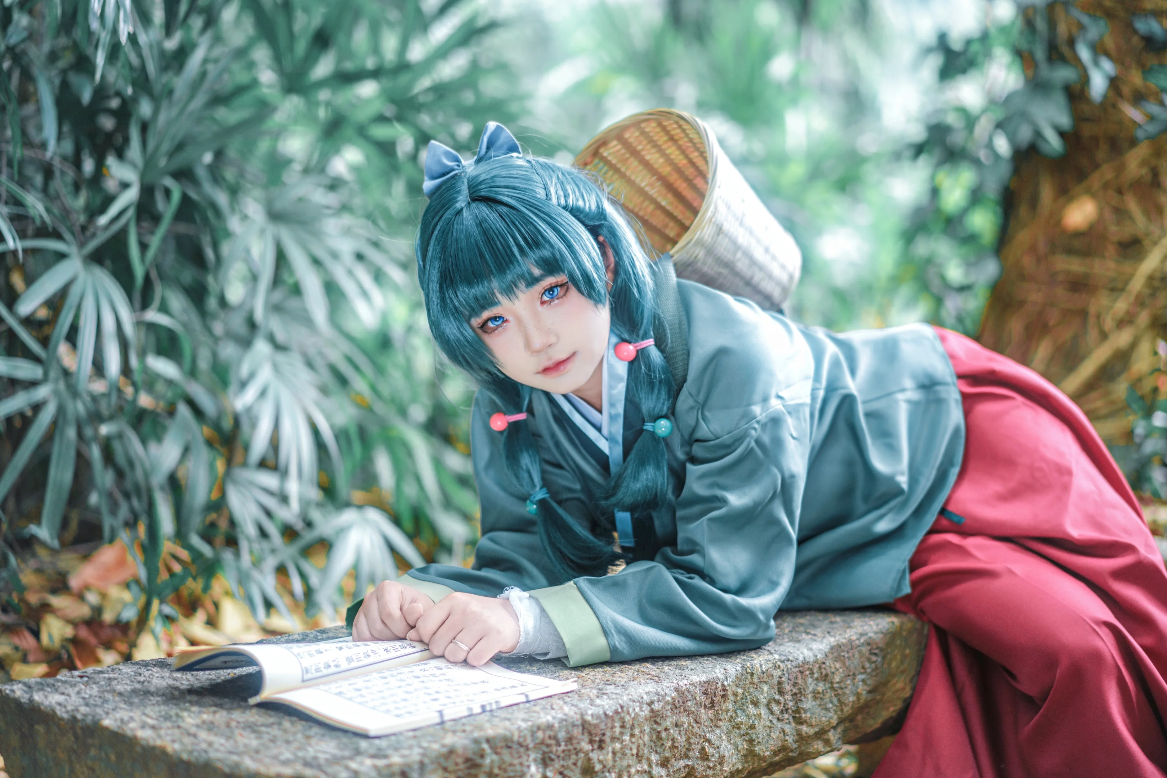 【藥屋貓貓cos】竹影青衫，翻開藥屋少女的呢喃 - 第 1 張
