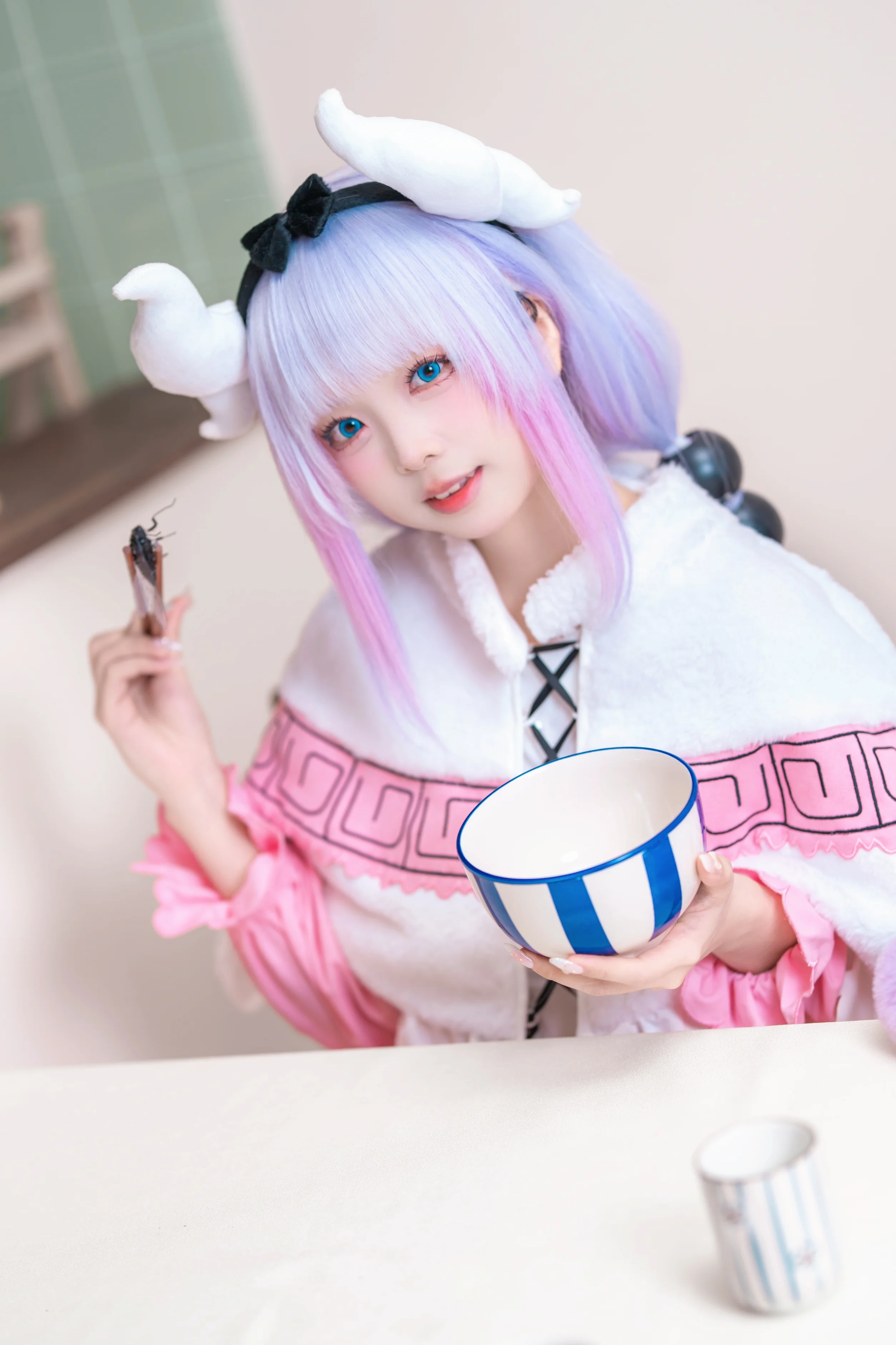 【康娜cos】蝉鸣时节，用碗筷记录的午餐日常 - 第 1 张