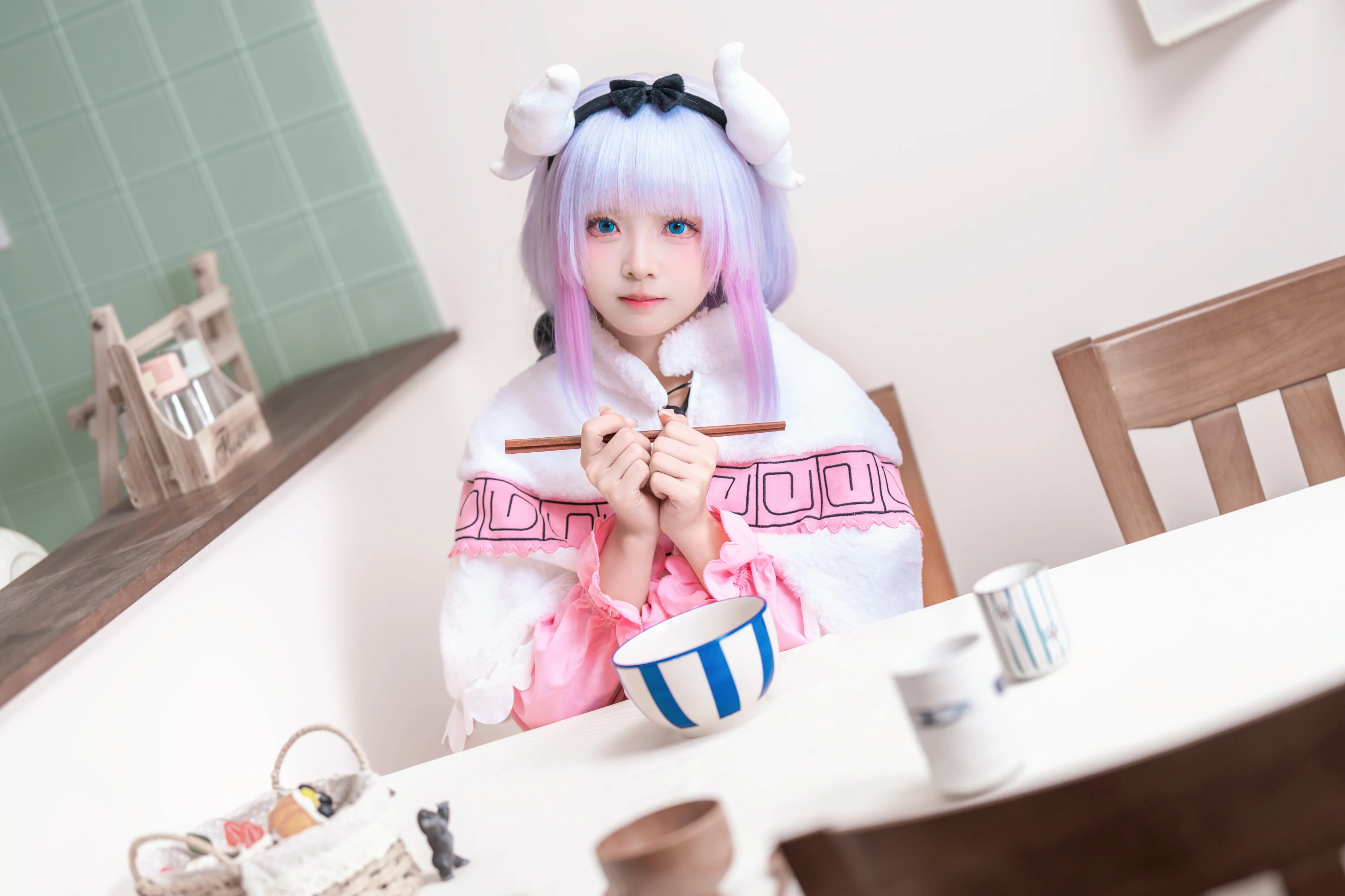 【康娜cos】蝉鸣时节，用碗筷记录的午餐日常 - 第 2 张