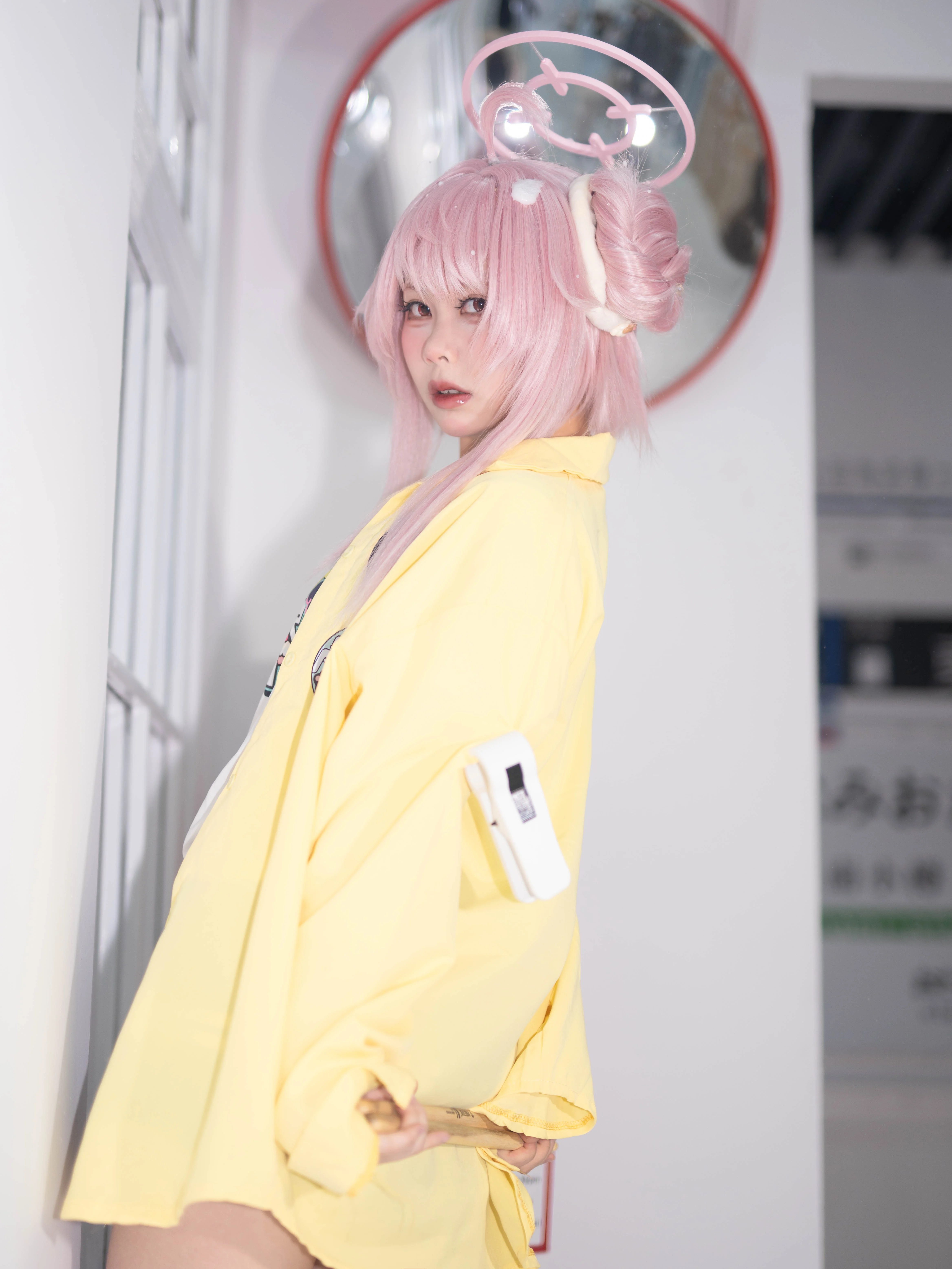 【柚鸟夏cos】在站台敲响青春的节拍，碧蓝档案乐队造型拍摄记 - 第 3 张