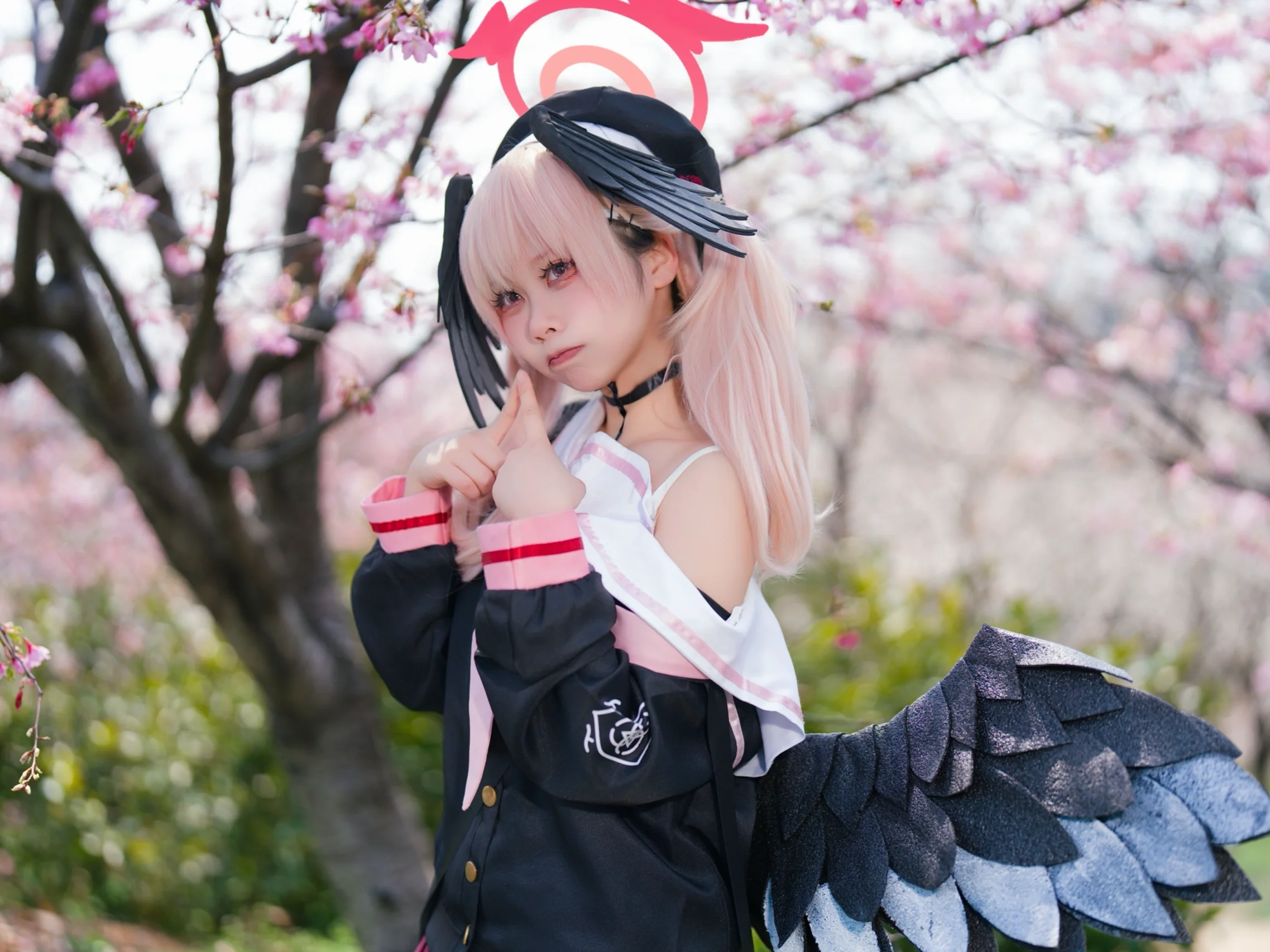 【下江小春cos】碧蓝档案的樱花春日，属于这个季节的印记 - 第 3 张